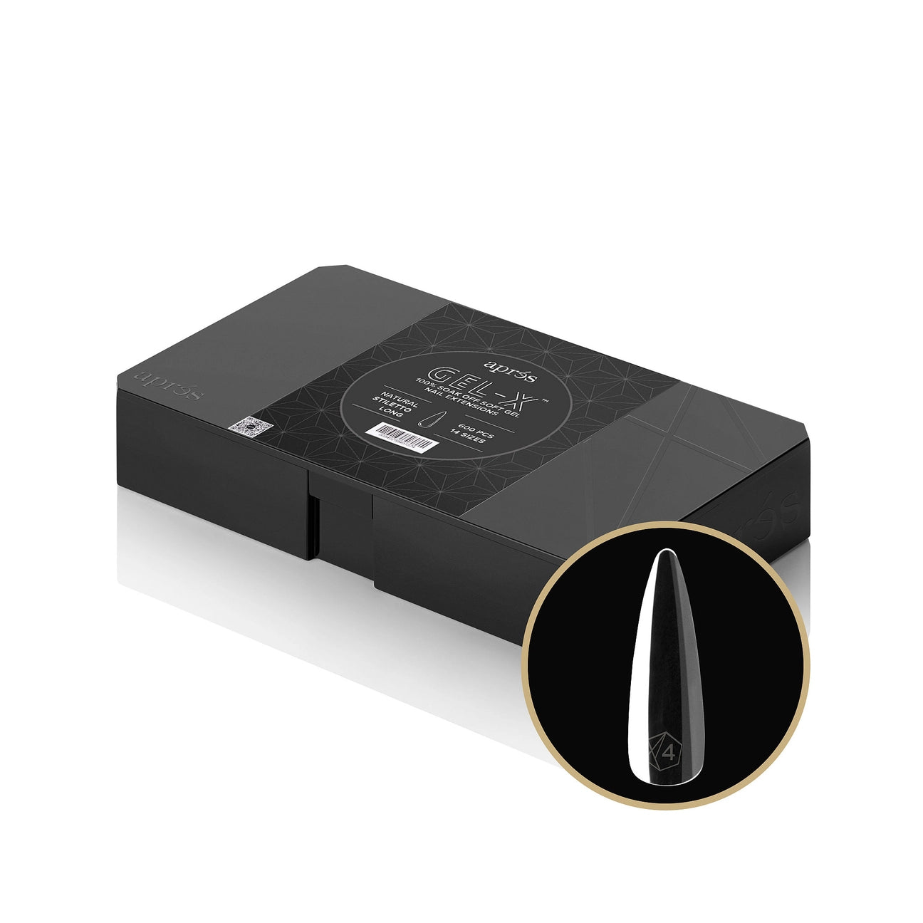 Gel-X Natural Coffin Medium Box of Tips 2.0 (600pcs)