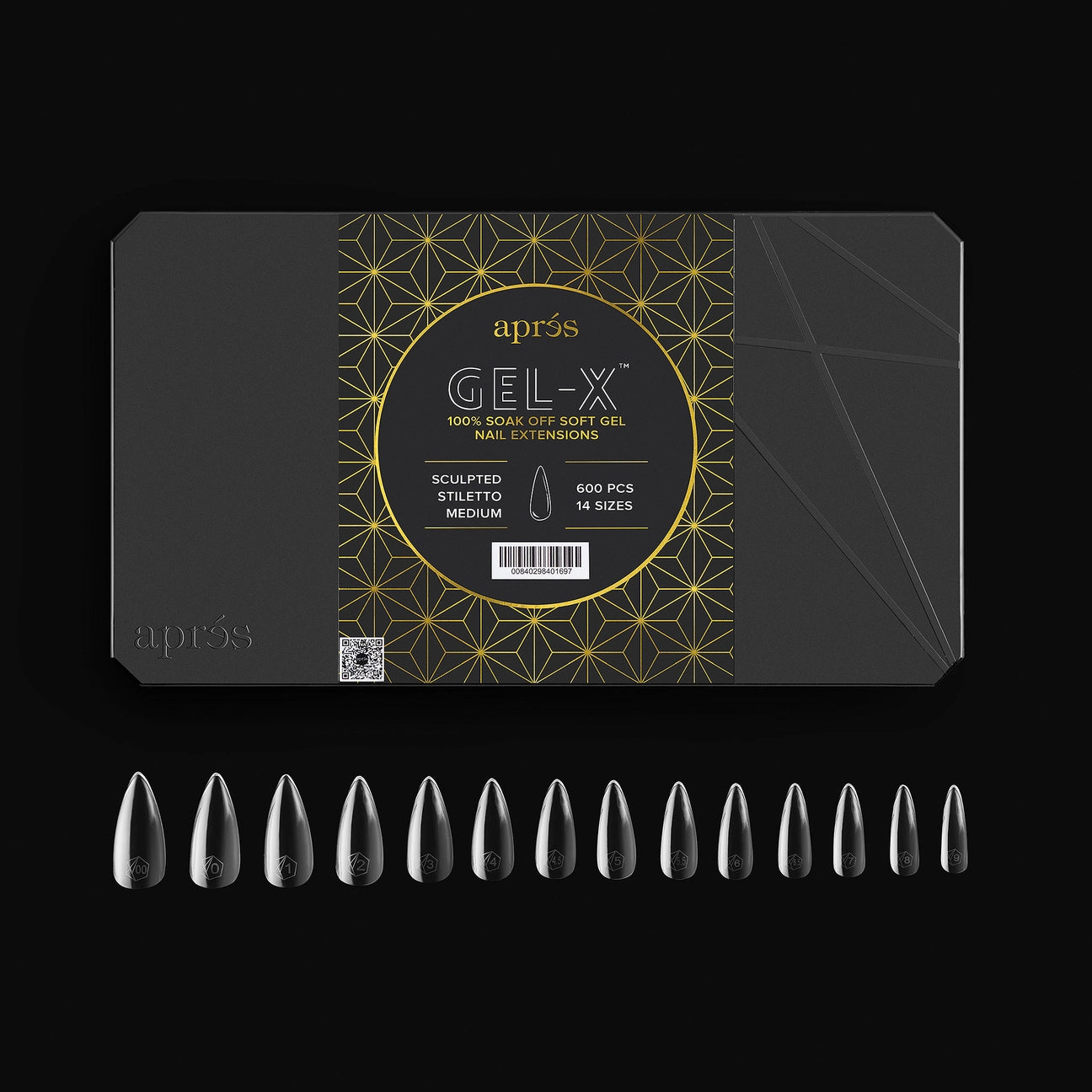 Gel-X Sculpted Coffin Long Box of Tips 2.0 (600pcs)