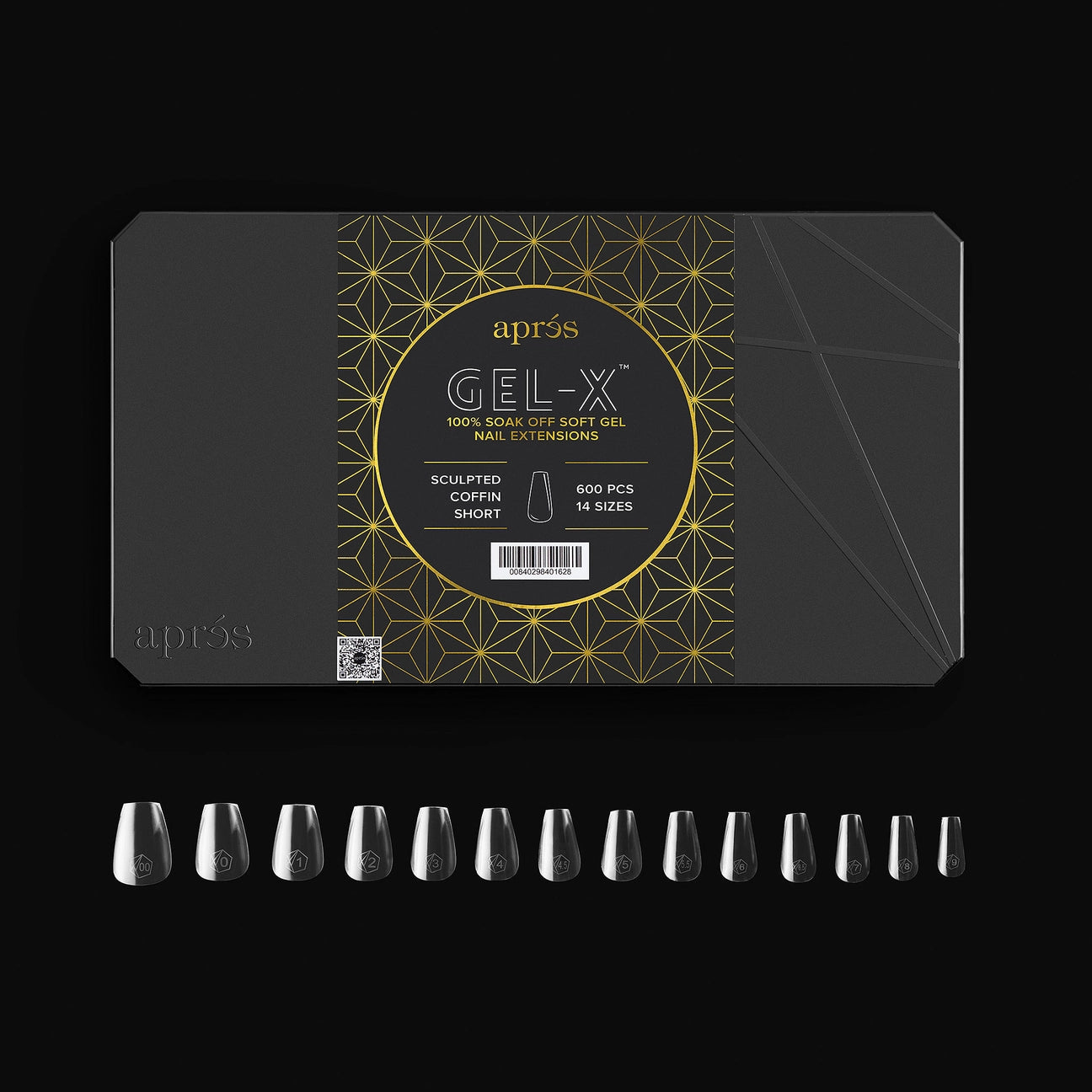 Gel-X Sculpted Coffin Long Box of Tips 2.0 (600pcs)