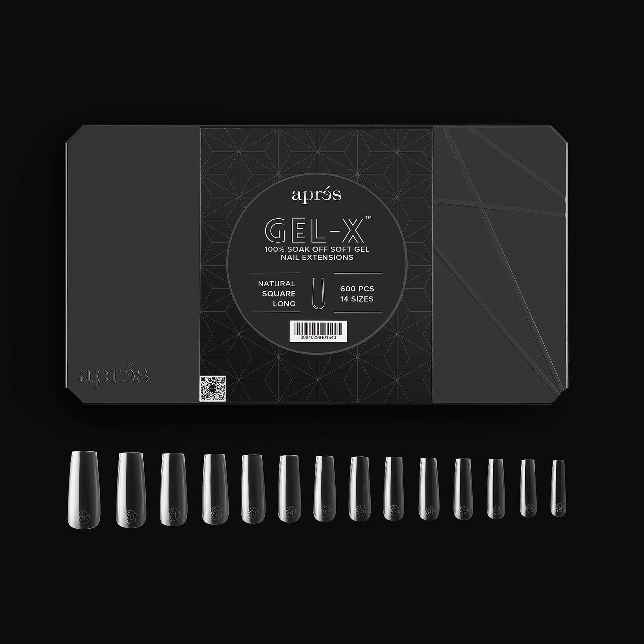 Gel-X Natural Coffin Medium Box of Tips 2.0 (600pcs)