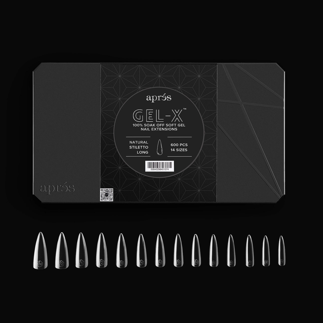 Gel-X Natural Coffin Medium Box of Tips 2.0 (600pcs)