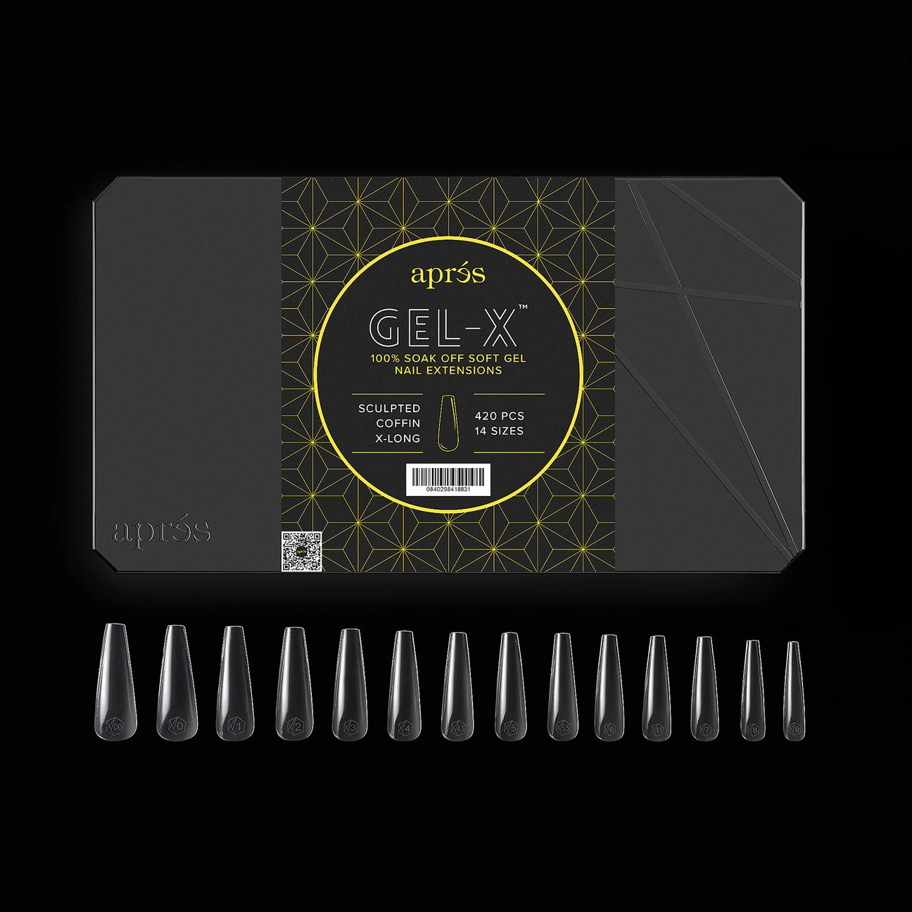 Gel-X Natural Coffin Medium Box of Tips 2.0 (600pcs)