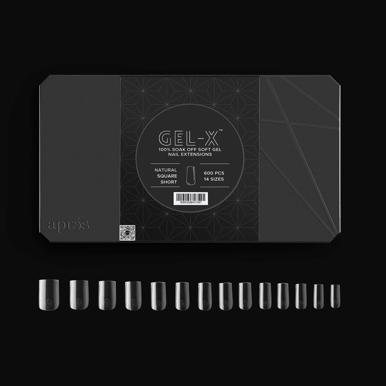 Gel-X Natural Coffin Medium Box of Tips 2.0 (600pcs)