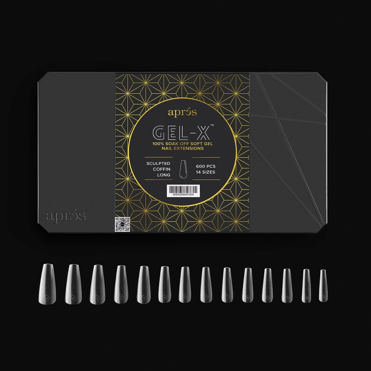 Gel-X Sculpted Coffin Long Box of Tips 2.0 (600pcs)