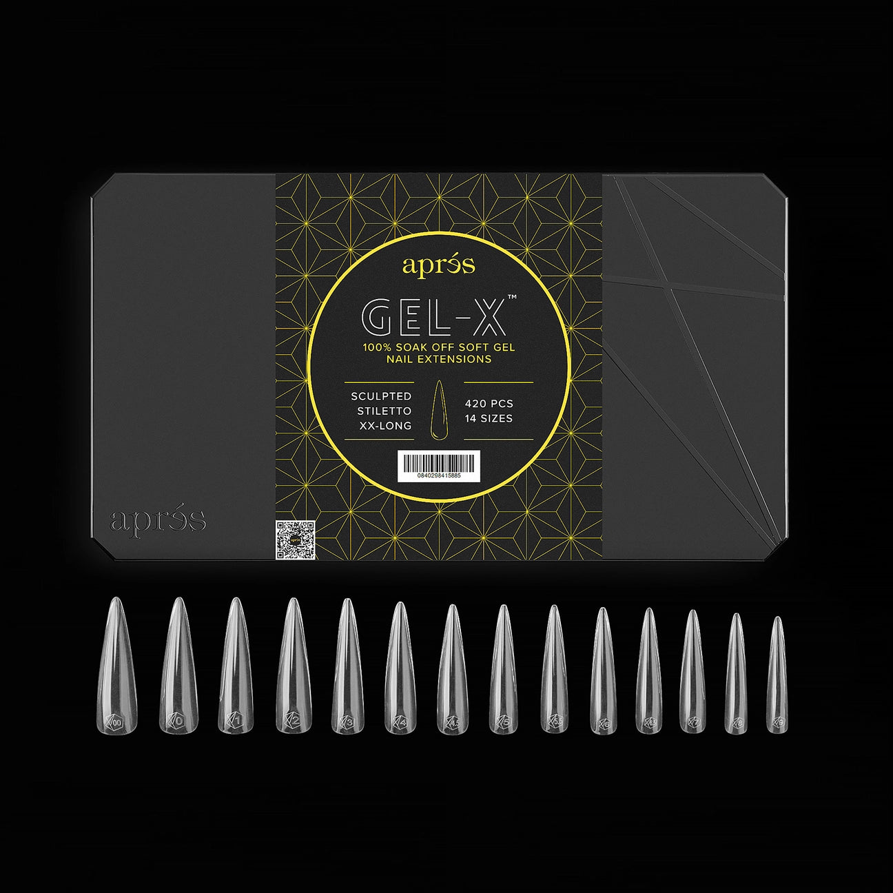 Gel-X Sculpted Coffin Long Box of Tips 2.0 (600pcs)