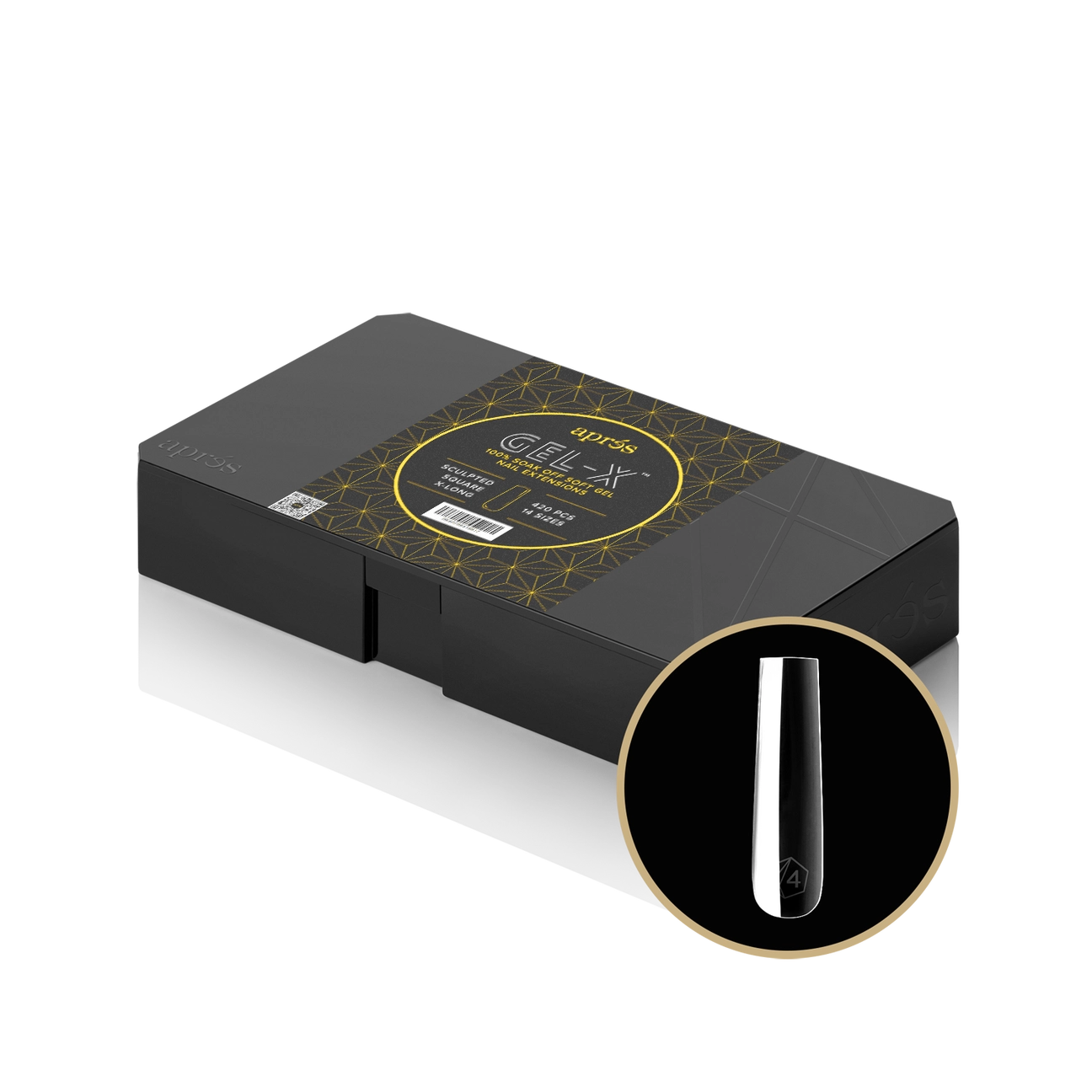 Gel-X Sculpted Coffin Long Box of Tips 2.0 (600pcs)