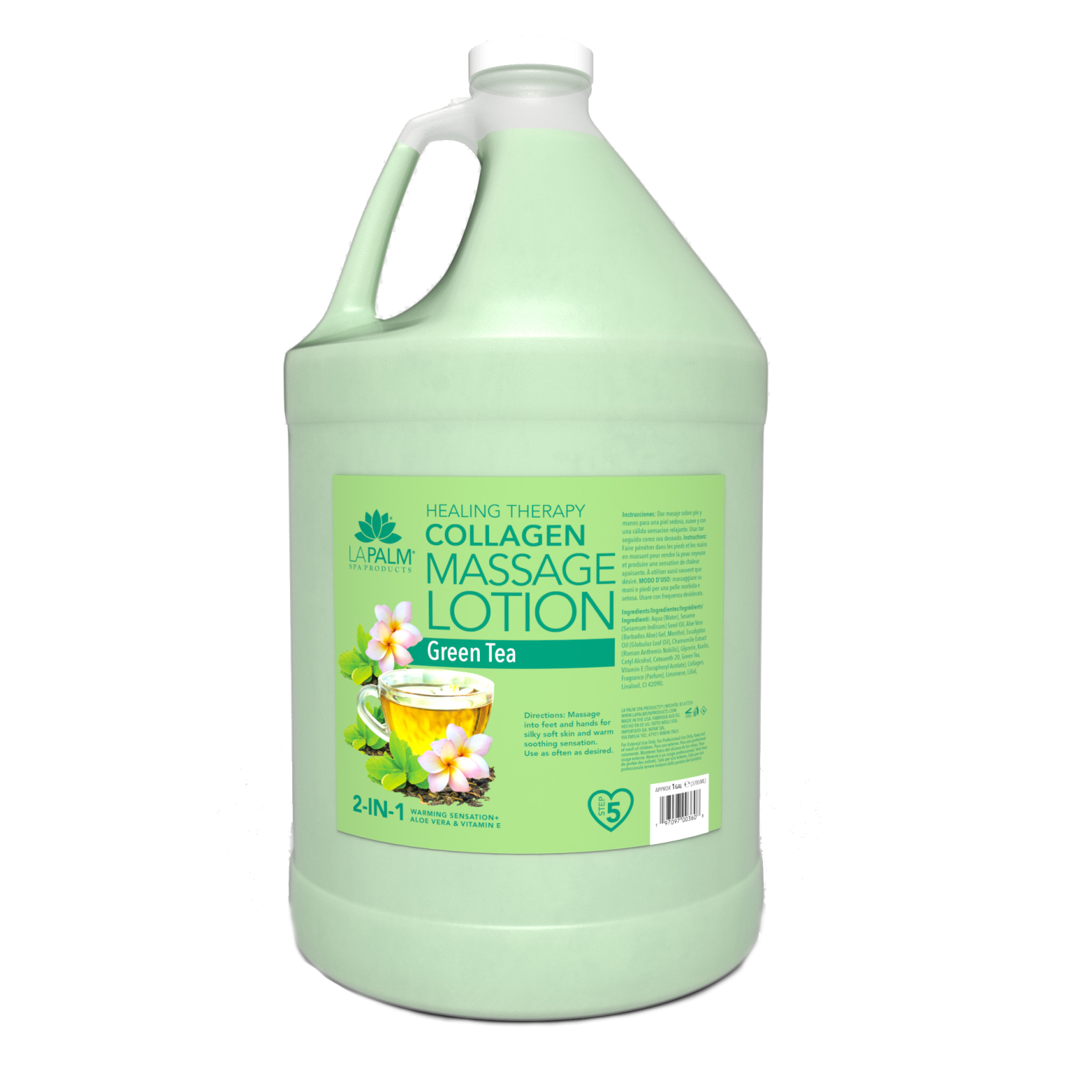 LA PALM Massage Green Tea  1 gal