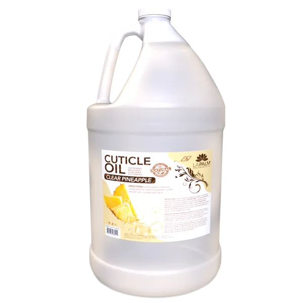 LA PALM Cuticle Oil Clear Pineapple 1 Gal