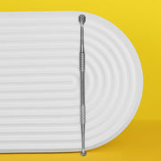 Staleks Cosmetology double-ended spoon EXPERT 20 TYPE 1 (Uno and oval with 15 holes)