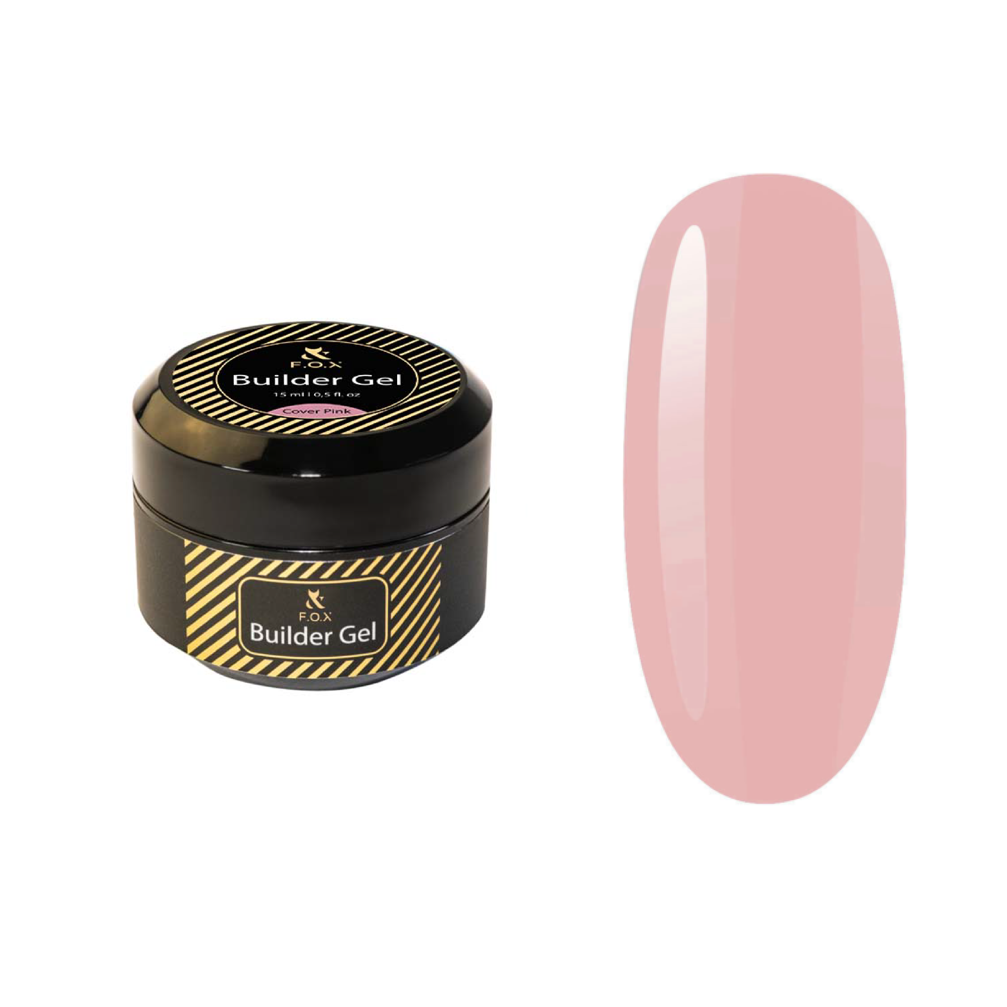 F.O.X Builder Gel Cover Pink, 15 ml