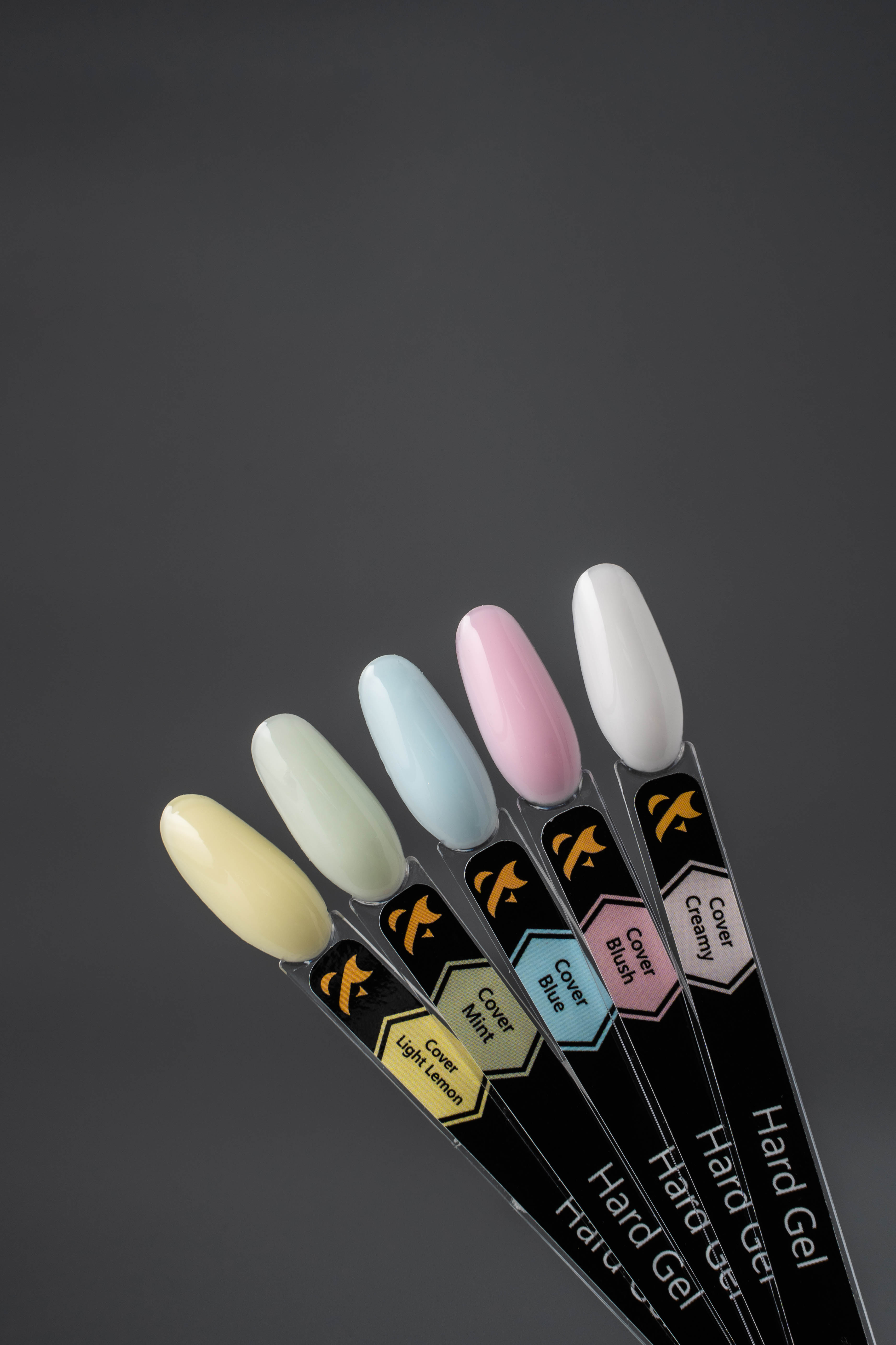 F.O.X New Hard Gel Color Set 2.0 of 5 (15 ml)