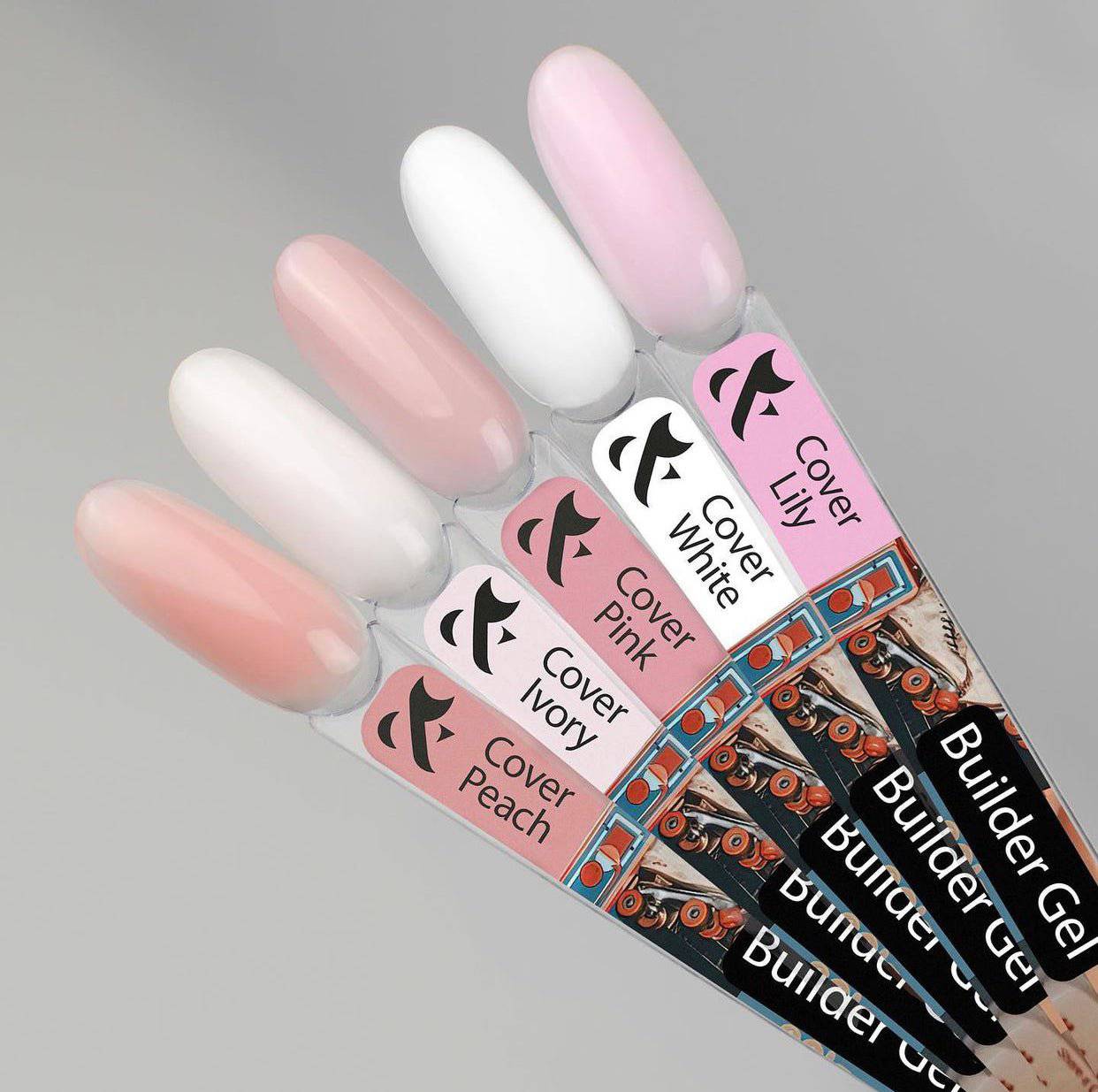F.O.X Builder Gel Cover Peach - F.O.X Nails USA
