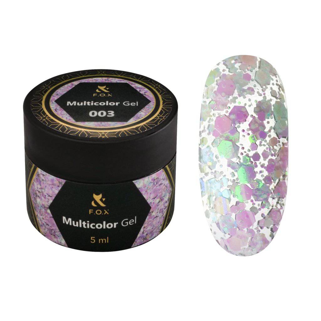 F.O.X Multicolor Gel 003 - F.O.X Nails USA