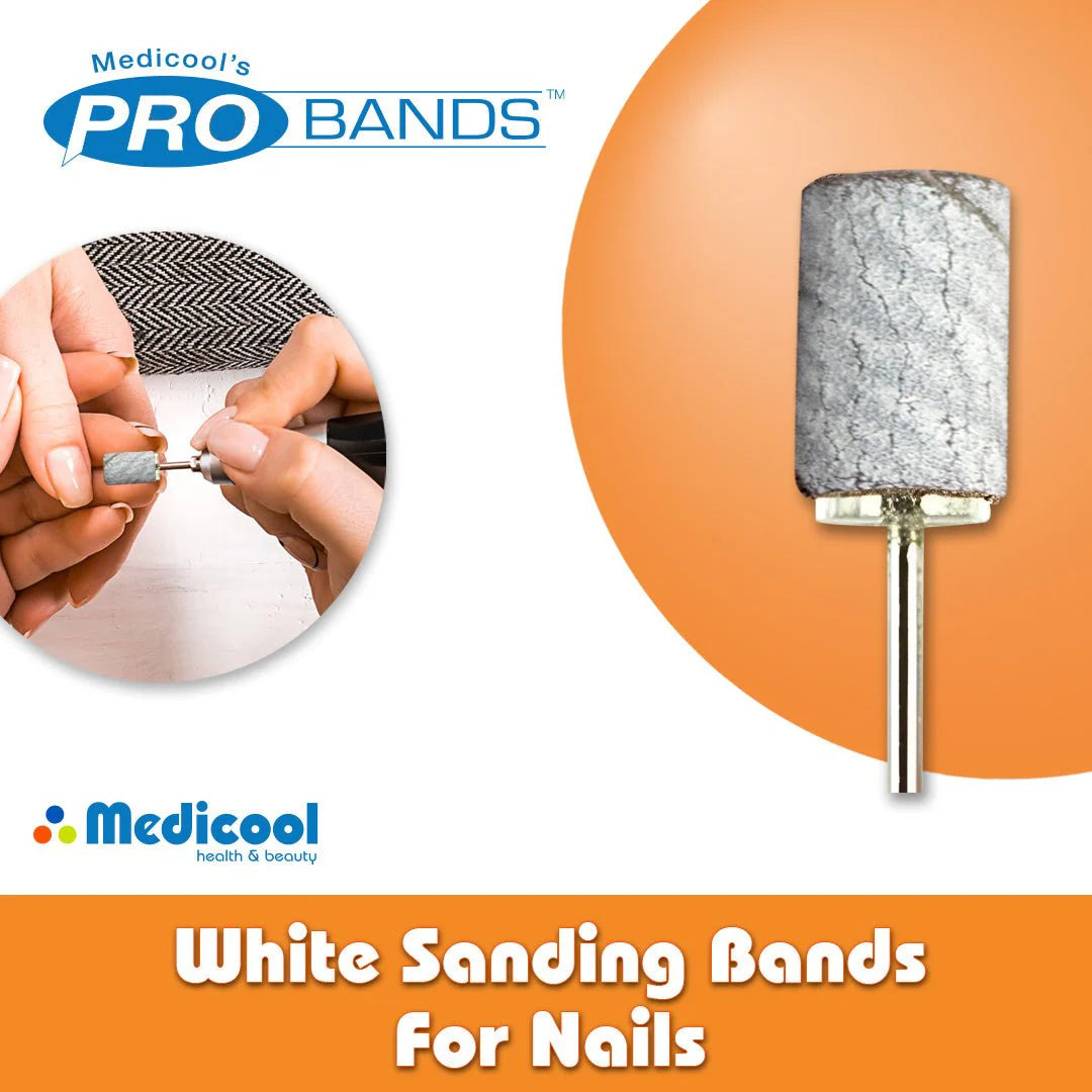 Medicool White Sanding Band MEDIUM (100/box)