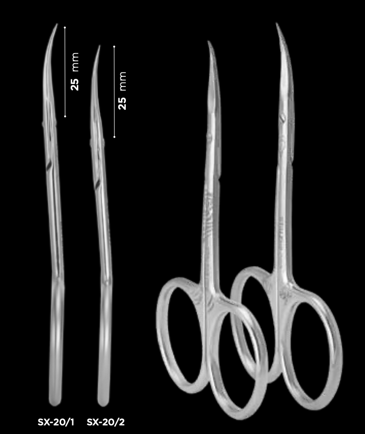 Staleks Professional cuticle scissors EXCLUSIVE 20 TYPE 1 (magnolia) - F.O.X Nails USA