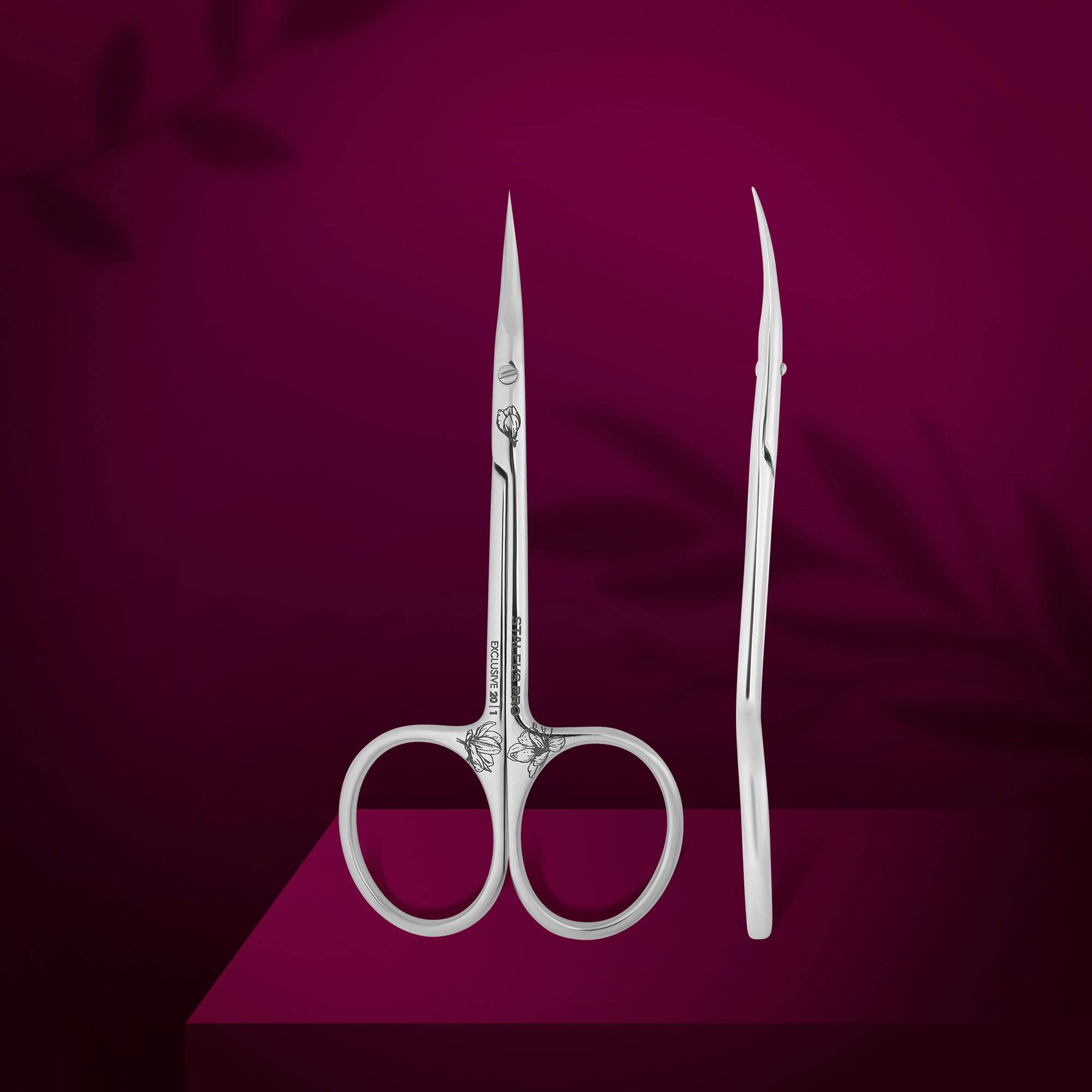 Staleks Professional cuticle scissors EXCLUSIVE 20 TYPE 1 (magnolia) - F.O.X Nails USA