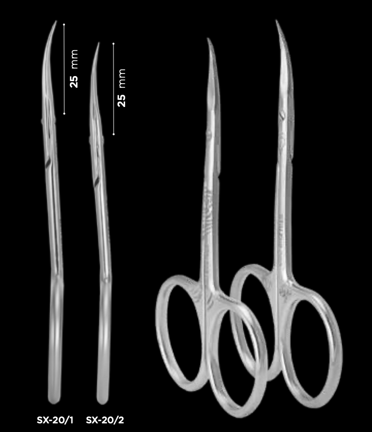Staleks Professional cuticle scissors EXCLUSIVE 20 TYPE 2 (magnolia) - F.O.X Nails USA