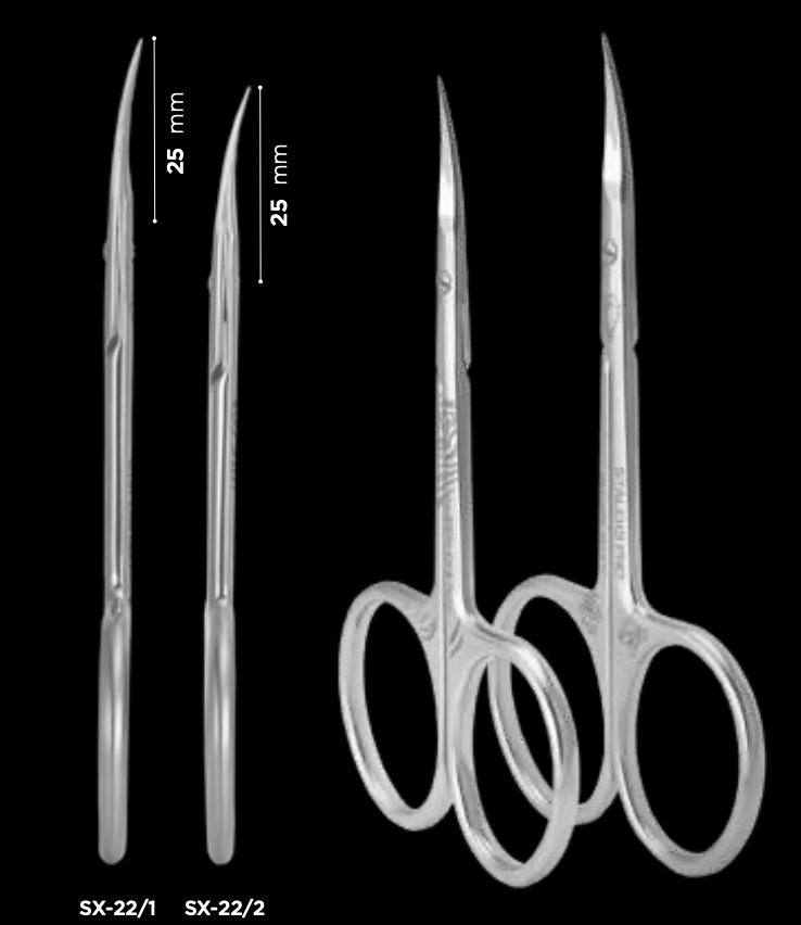 Staleks Professional cuticle scissors EXCLUSIVE 22 TYPE 2 (magnolia) - F.O.X Nails USA