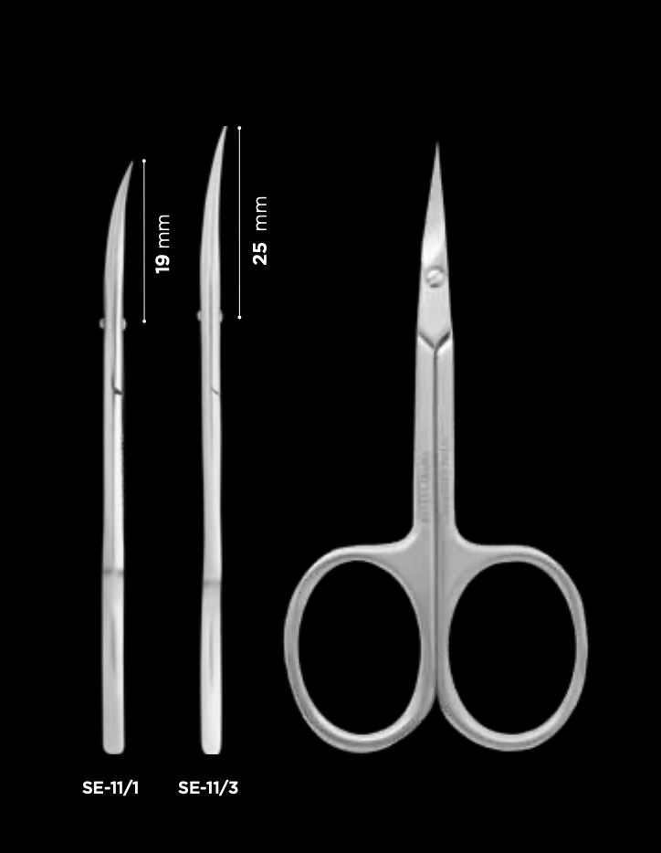 Staleks Professional cuticle scissors for left-handed users EXPERT 11 TYPE 3 - F.O.X Nails USA