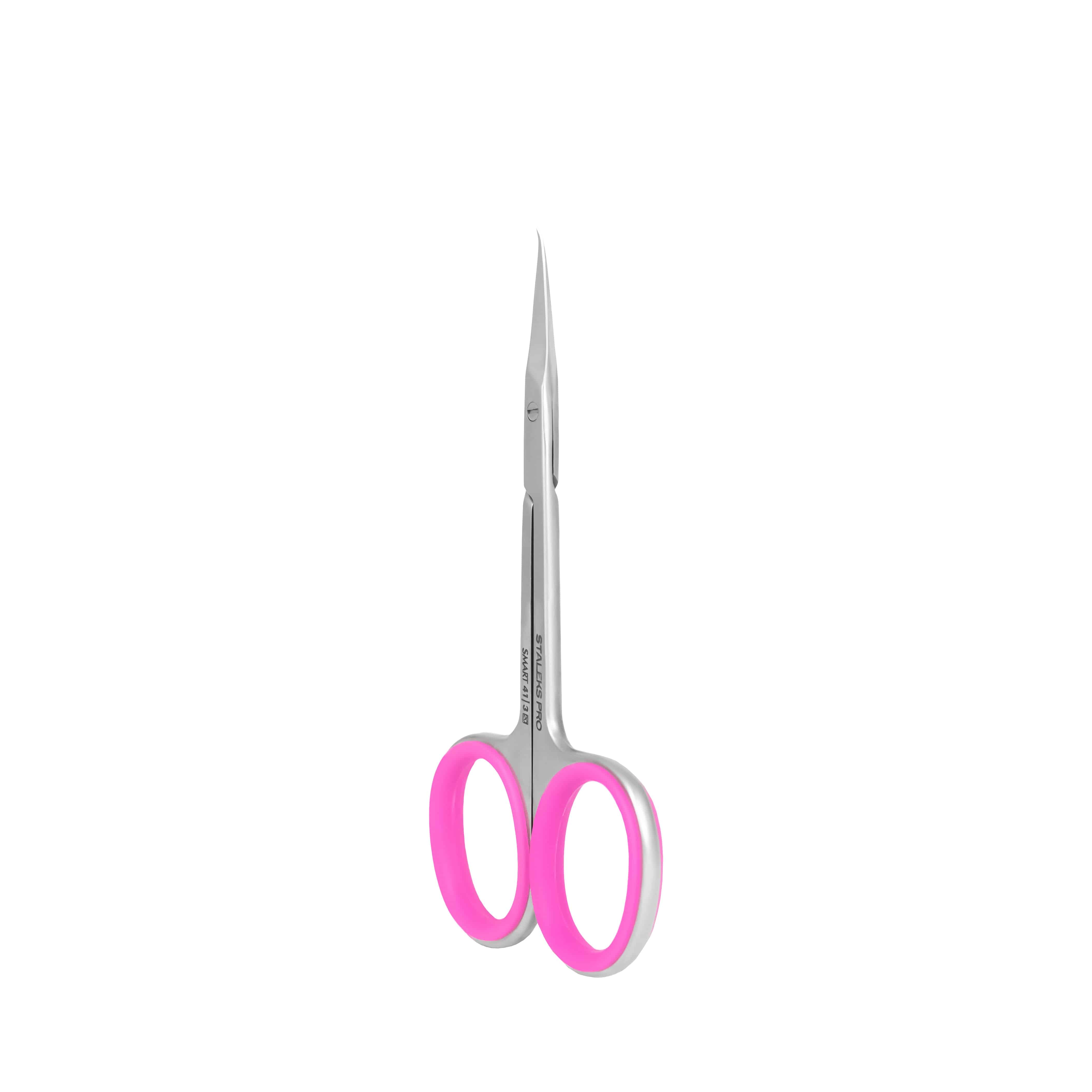 Staleks Professional cuticle scissors with hook SMART 41 TYPE 3 - F.O.X Nails USA
