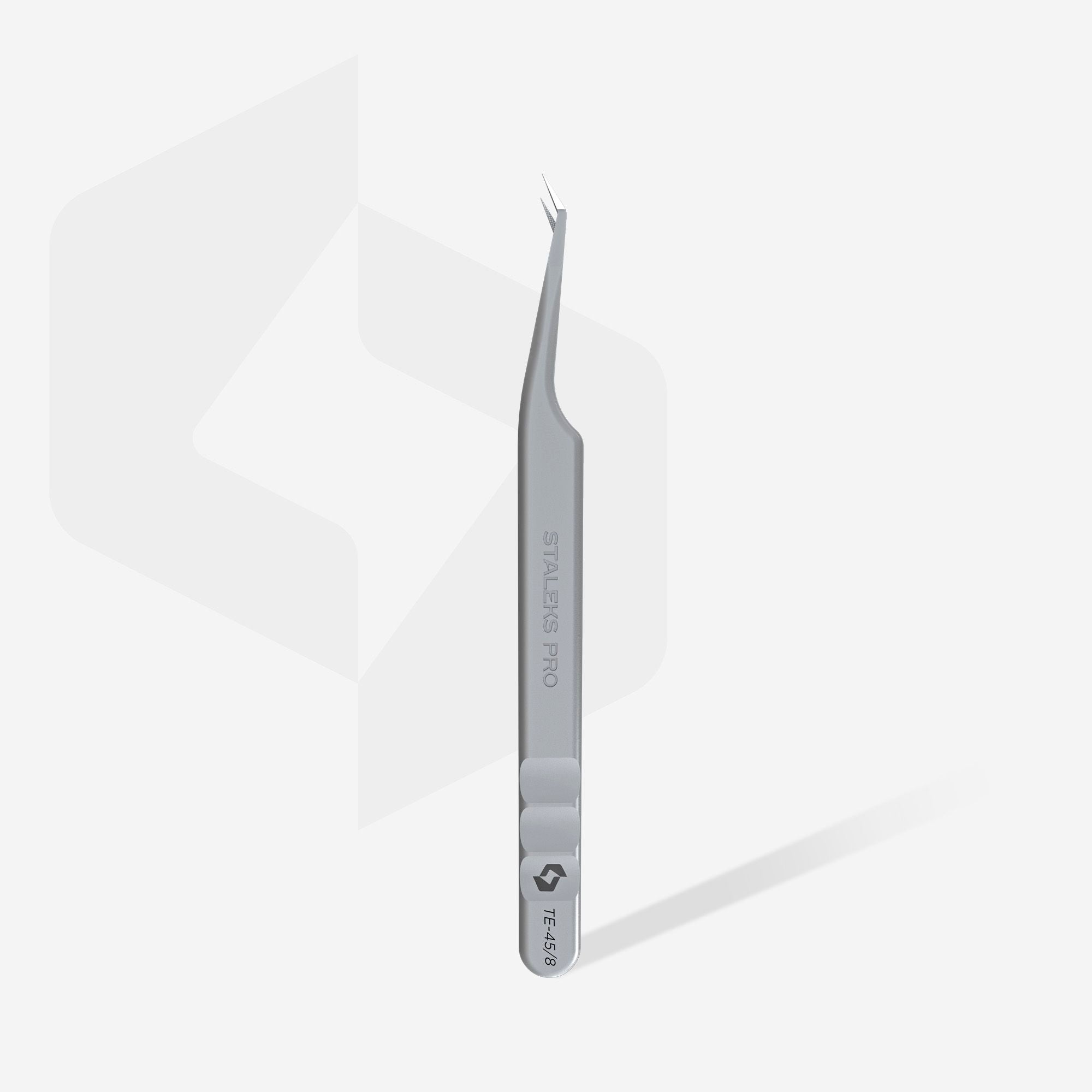 Staleks Professional Eyelash tweezers with fiber tips EXPERT 45 TYPE 8 (mini L)