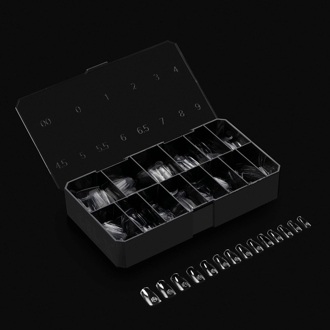 Gel-X® Sculpted Square Medium Nail Tips – Mini Box (280pcs)