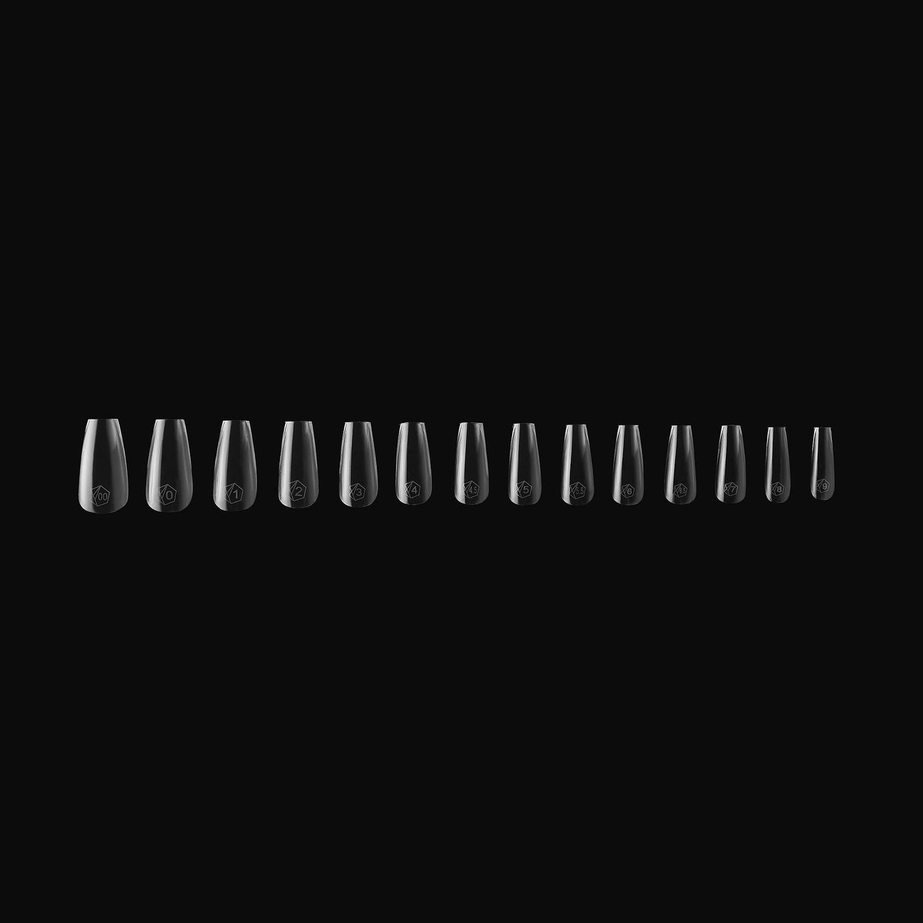 Gel-X® Sculpted Coffin Medium Nail Tips – Mini Box (280pcs)