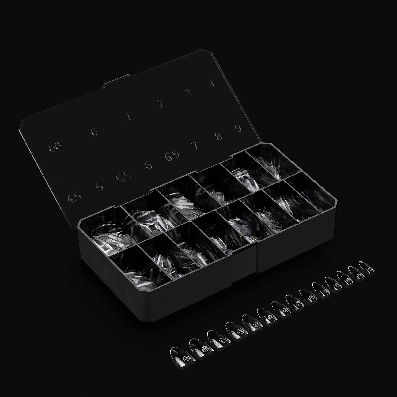 Gel-X® Sculpted Round Medium Nail Tips – Mini Box (280pcs)