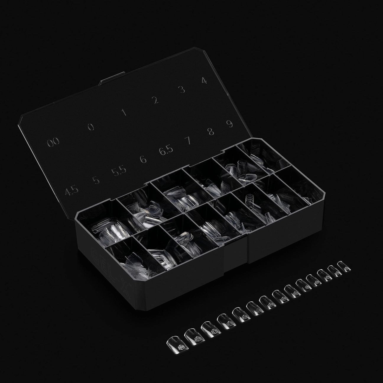 Gel-X® Natural Square Short Nail Tips – Mini Box (280pcs)