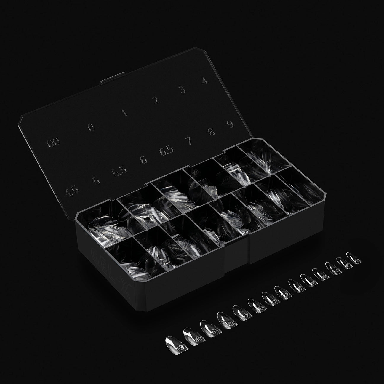 Gel-X® Natural Round Medium Nail Tips – Mini Box (600pcs)
