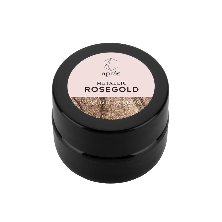 Artiste Gel – Metallic Rose Gold Aprés
