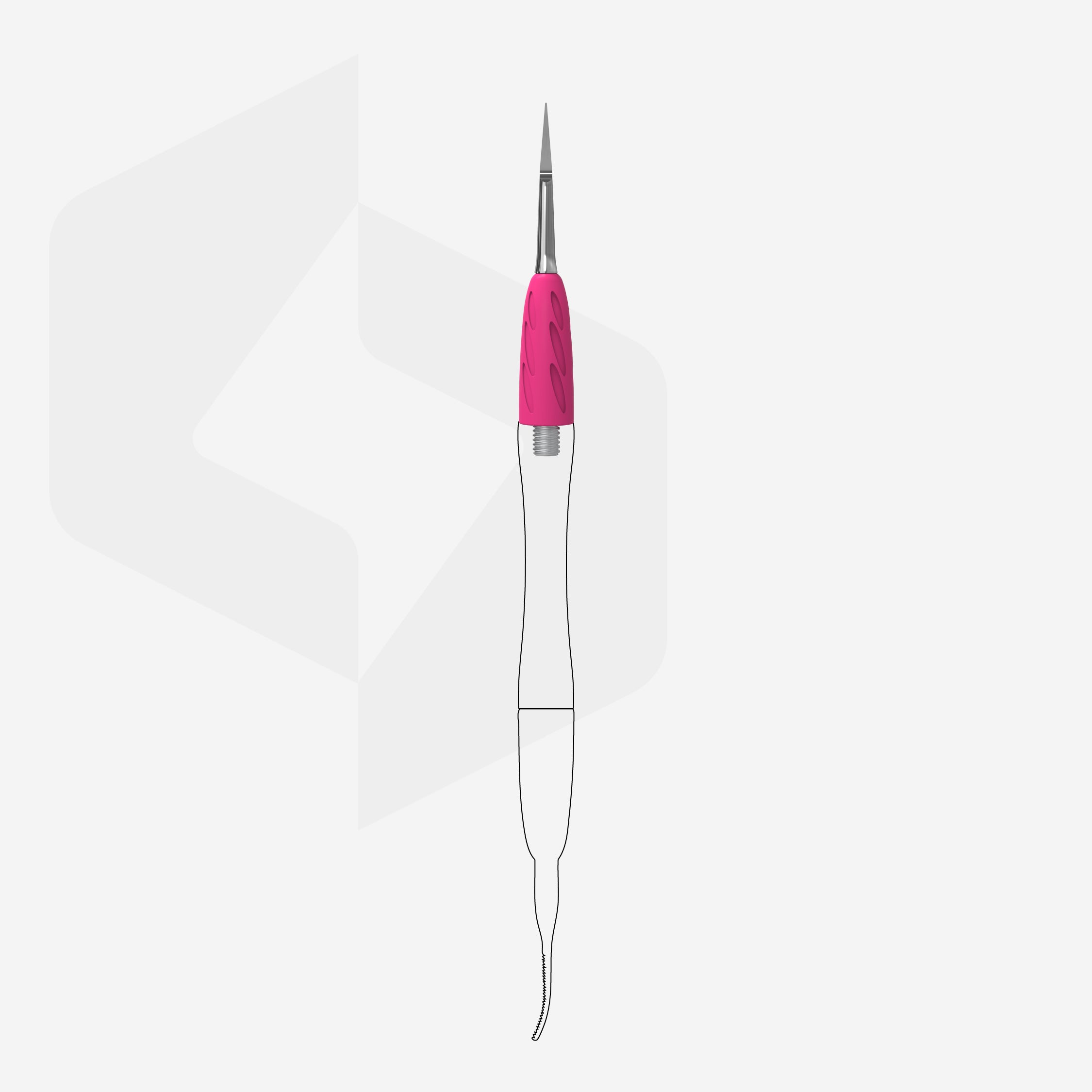 Working part of the pusher Combo UNIQ 34 straight toenail file