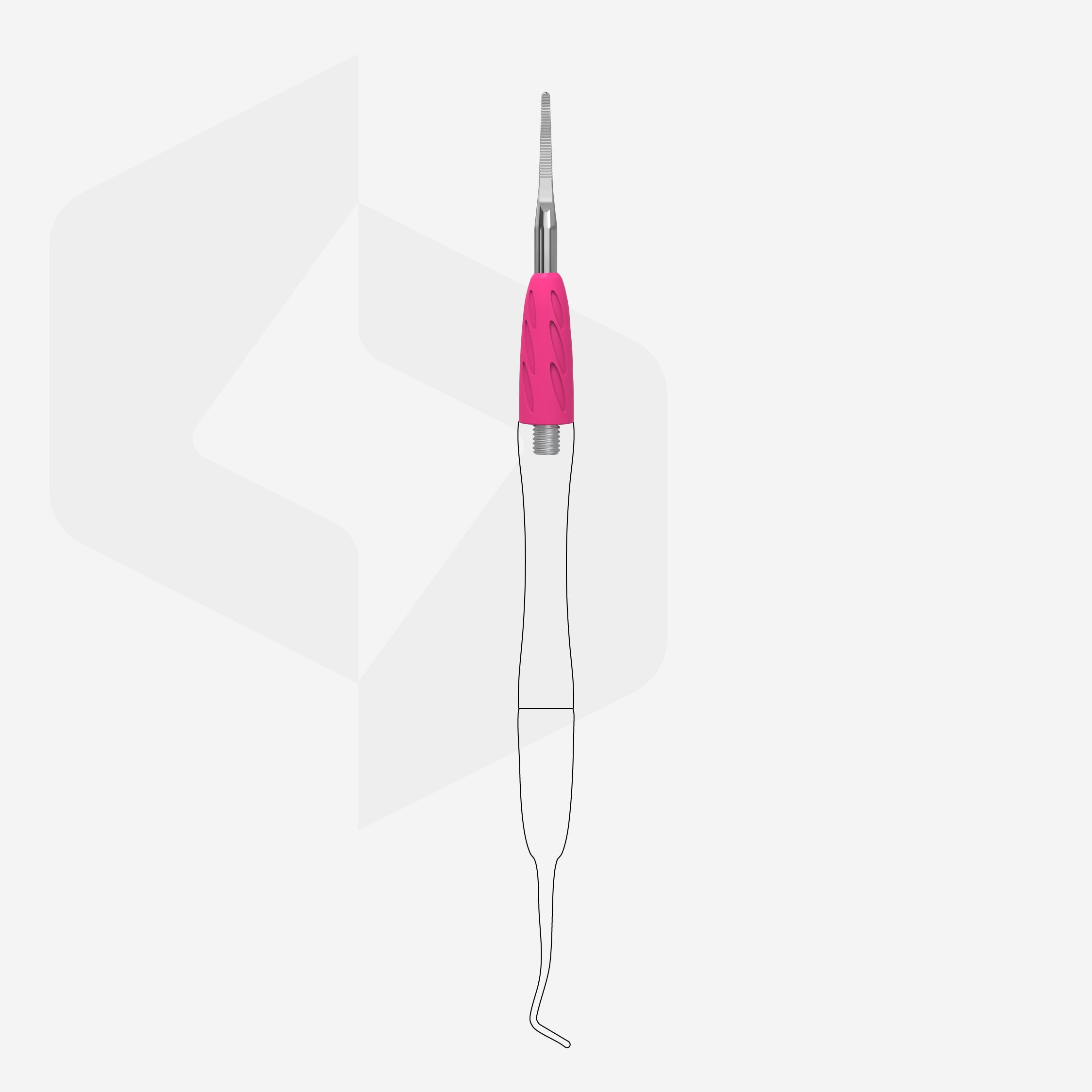 Working part of the pusher Combo UNIQ 37 straight toenail file