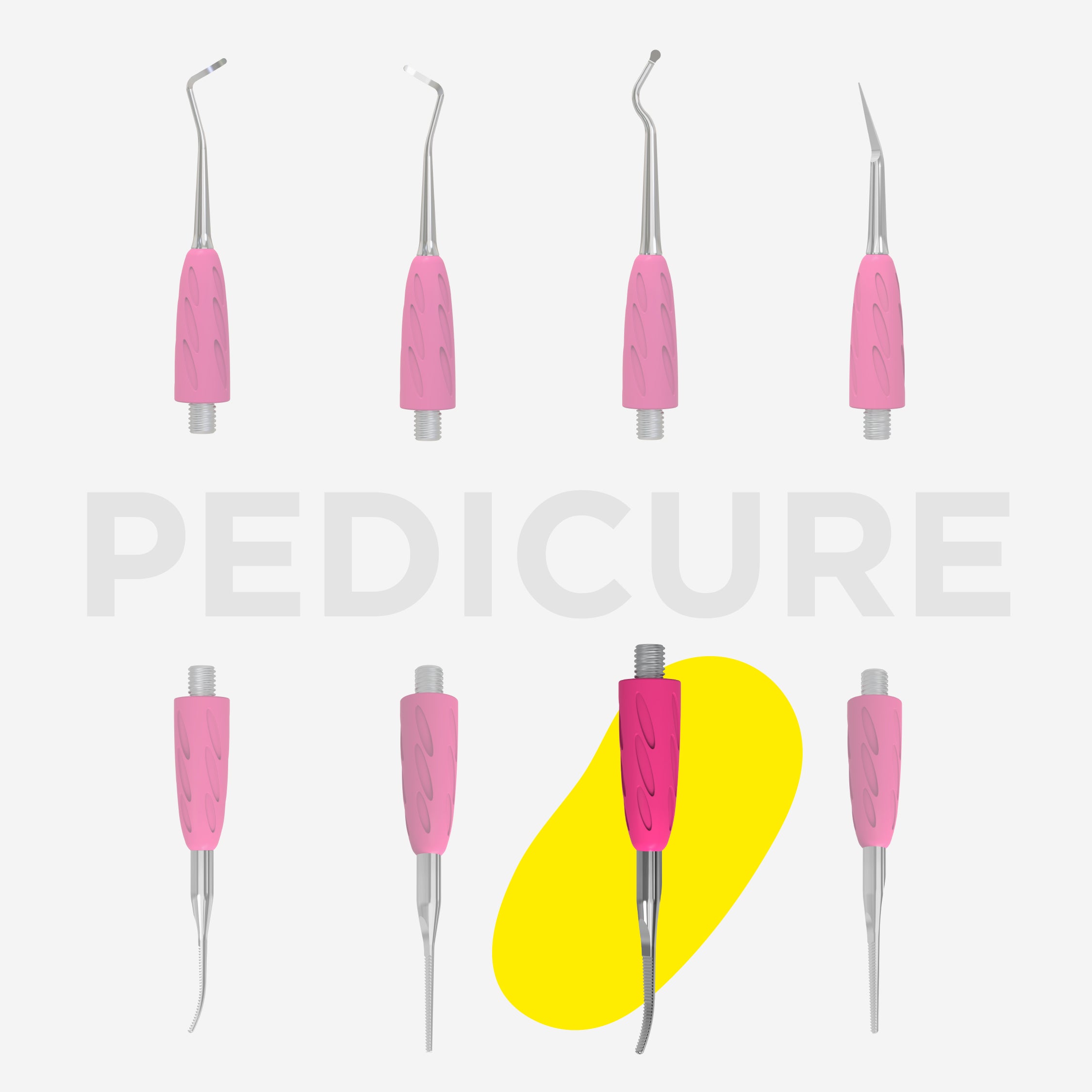 Working part of the pusher Combo UNIQ 37 straight toenail file