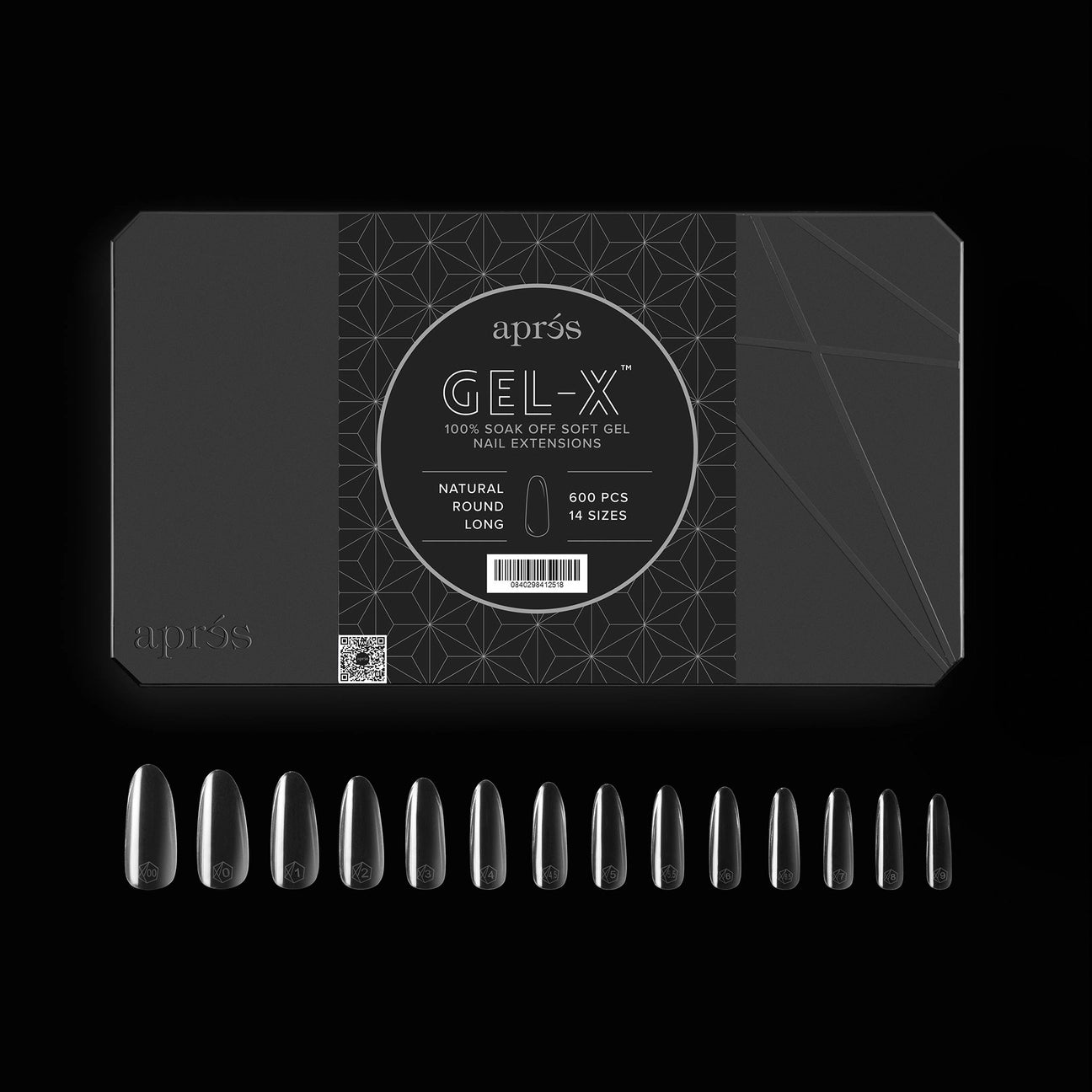 Gel-X Natural Coffin Medium Box of Tips 2.0 (600pcs)