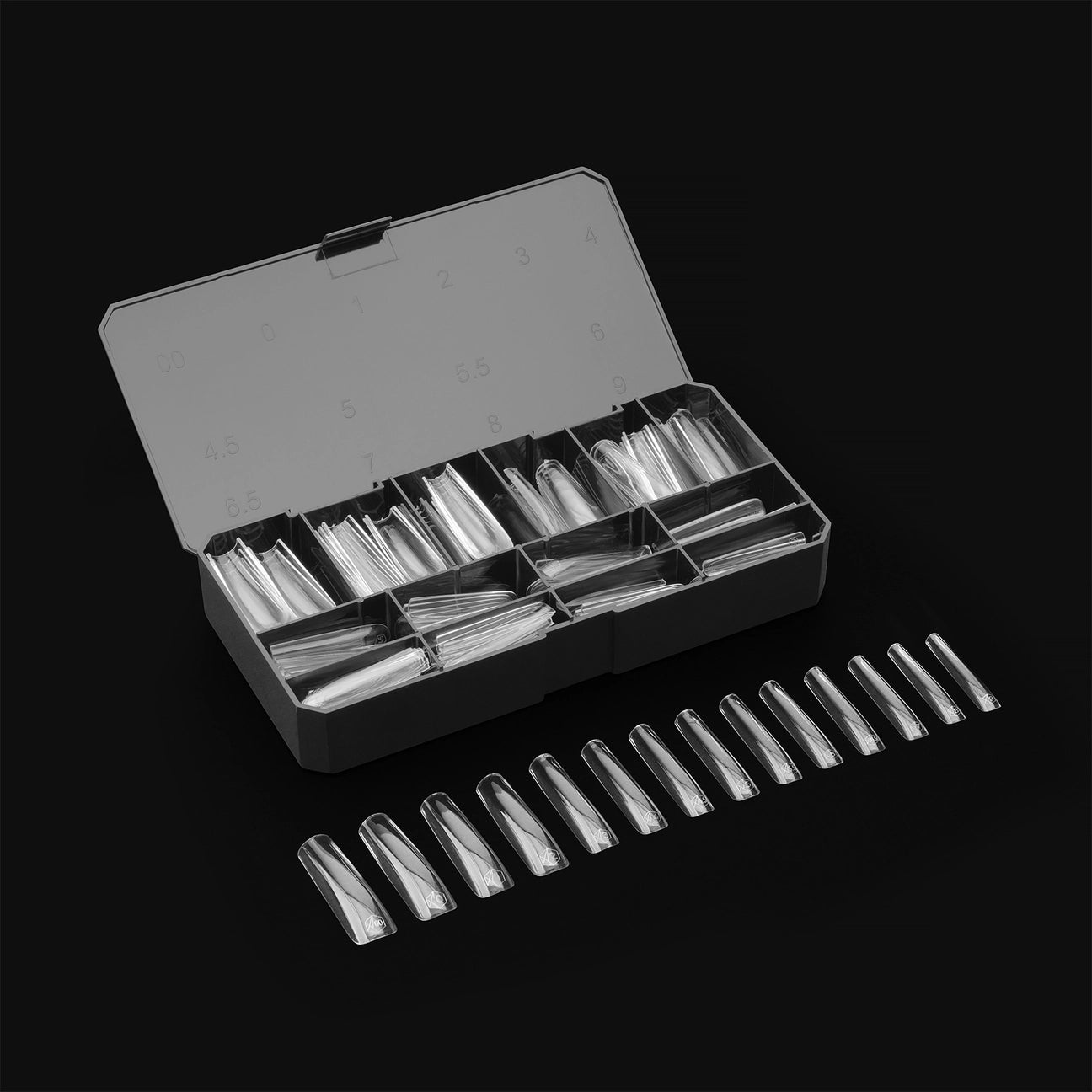 Gel-X® Sculpted Square Extra Long Nail Tips – Mini Box (210pcs)