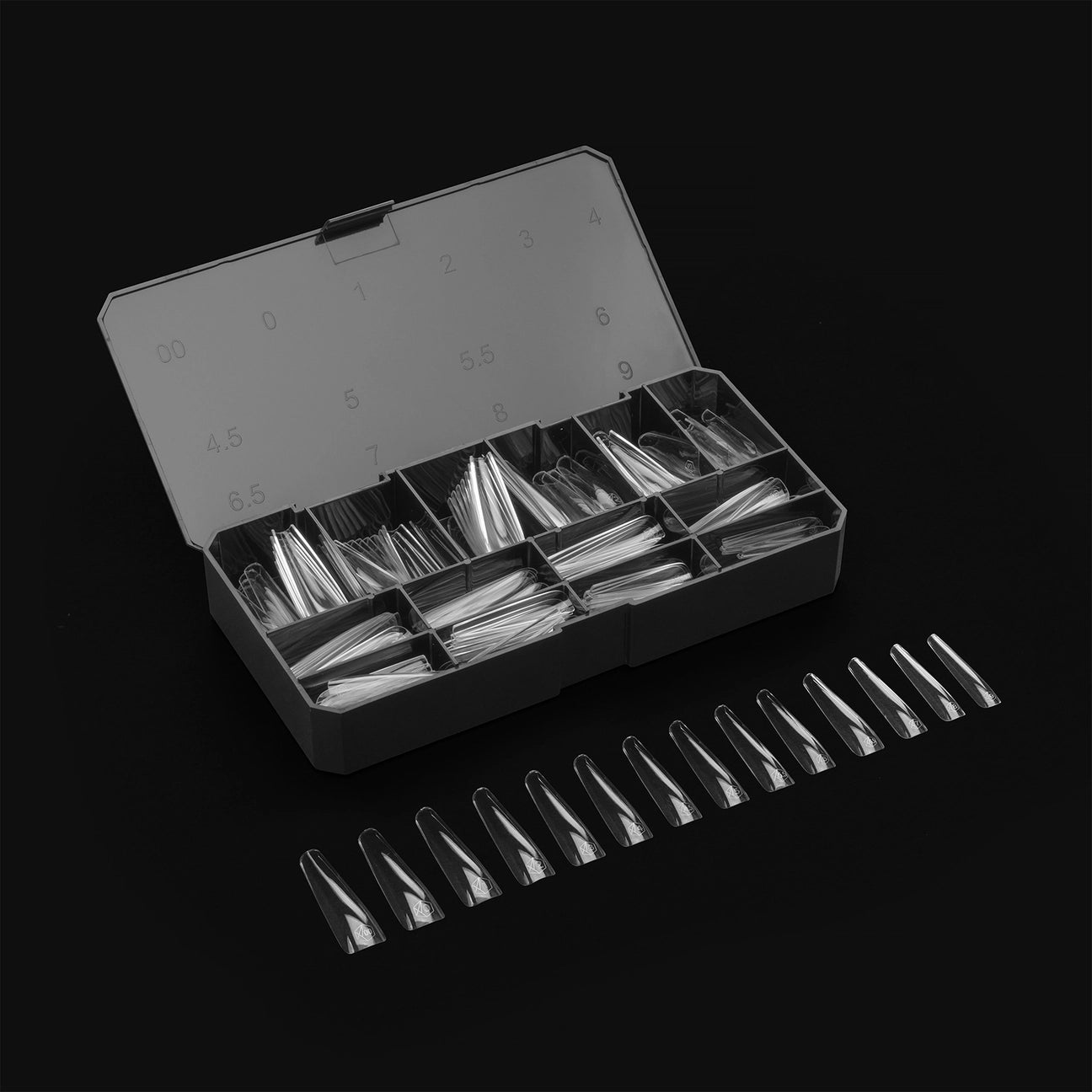 Gel-X® Sculpted Coffin Extra Long Nail Tips – Mini Box (210pcs)