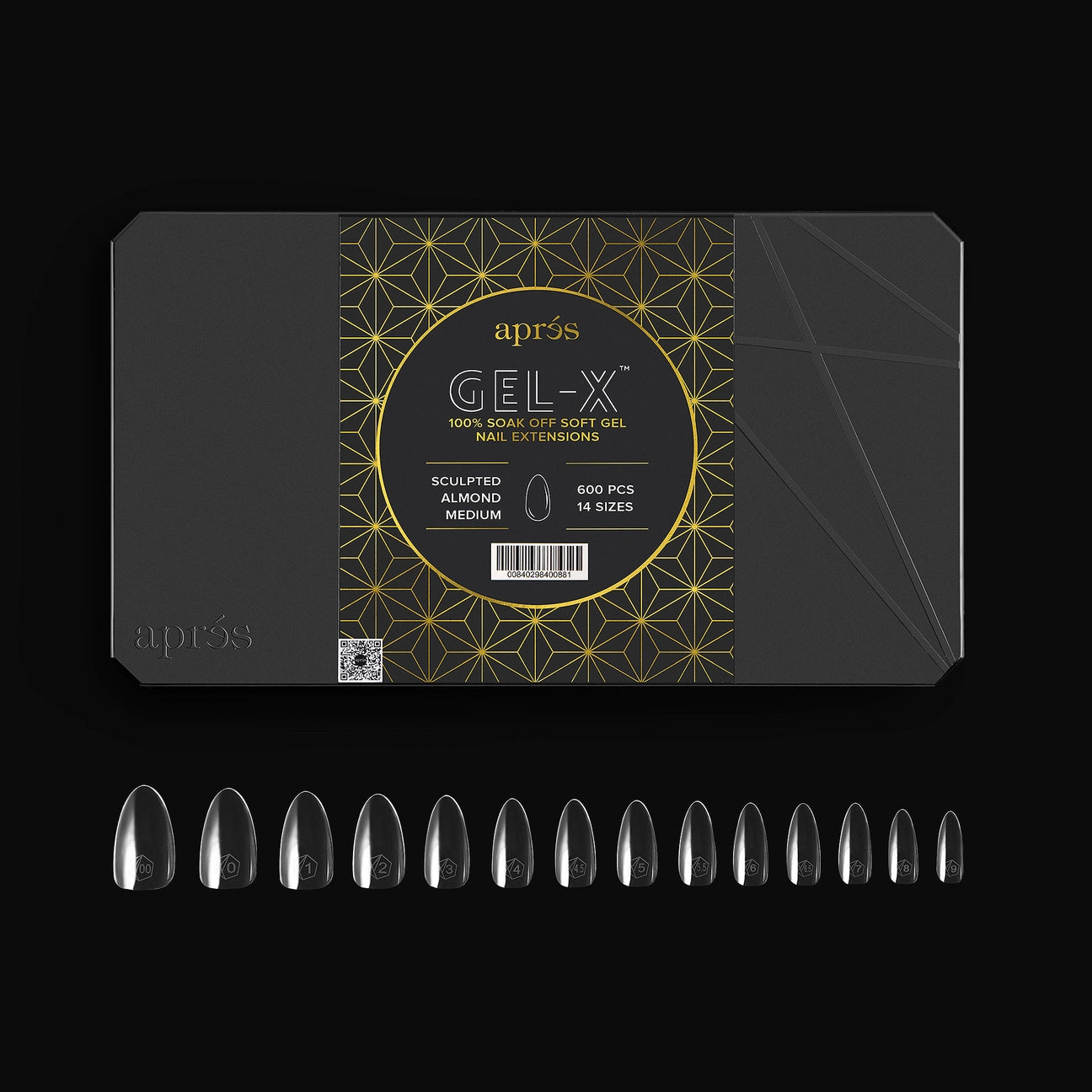 Gel-X Natural Coffin Medium Box of Tips 2.0 (600pcs)