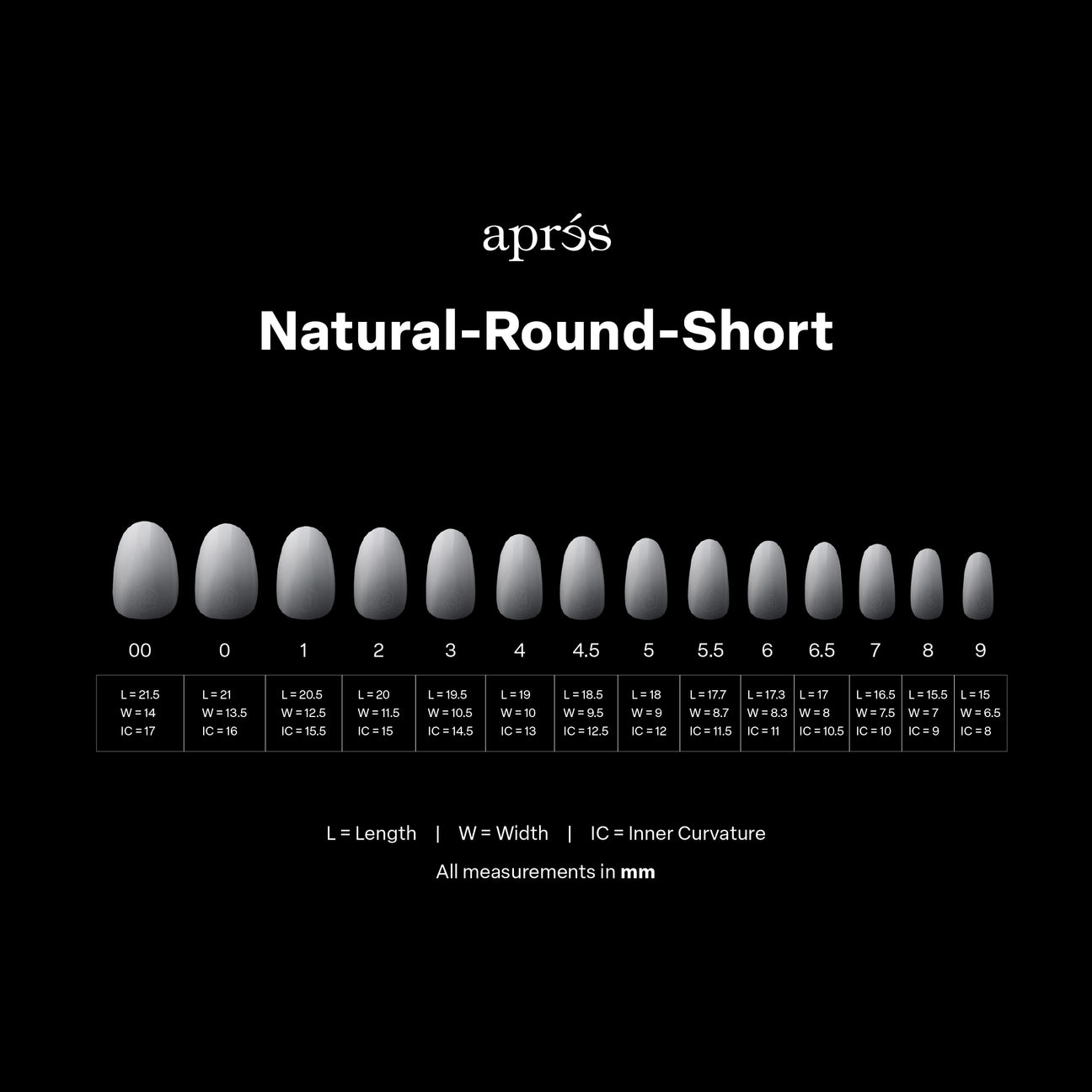 Ombré Gel-X® Natural Round Short Tip Box – 210pcs