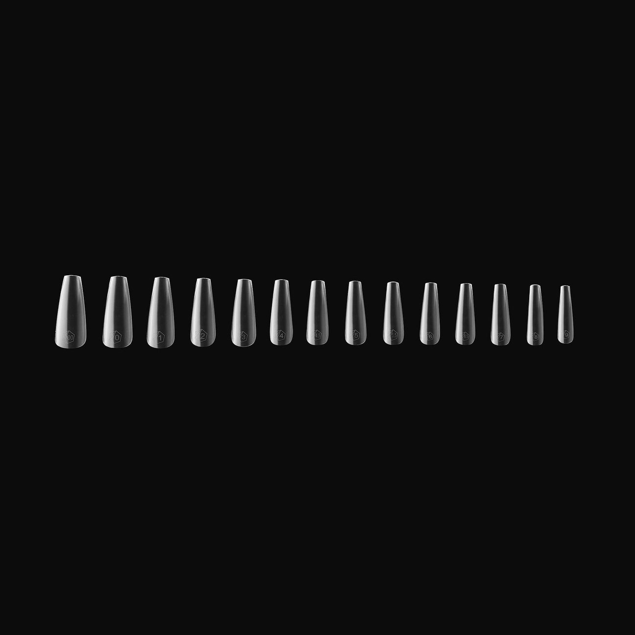 Gel-X® Sculpted Coffin Long Nail Tips – Mini Box (280pcs)
