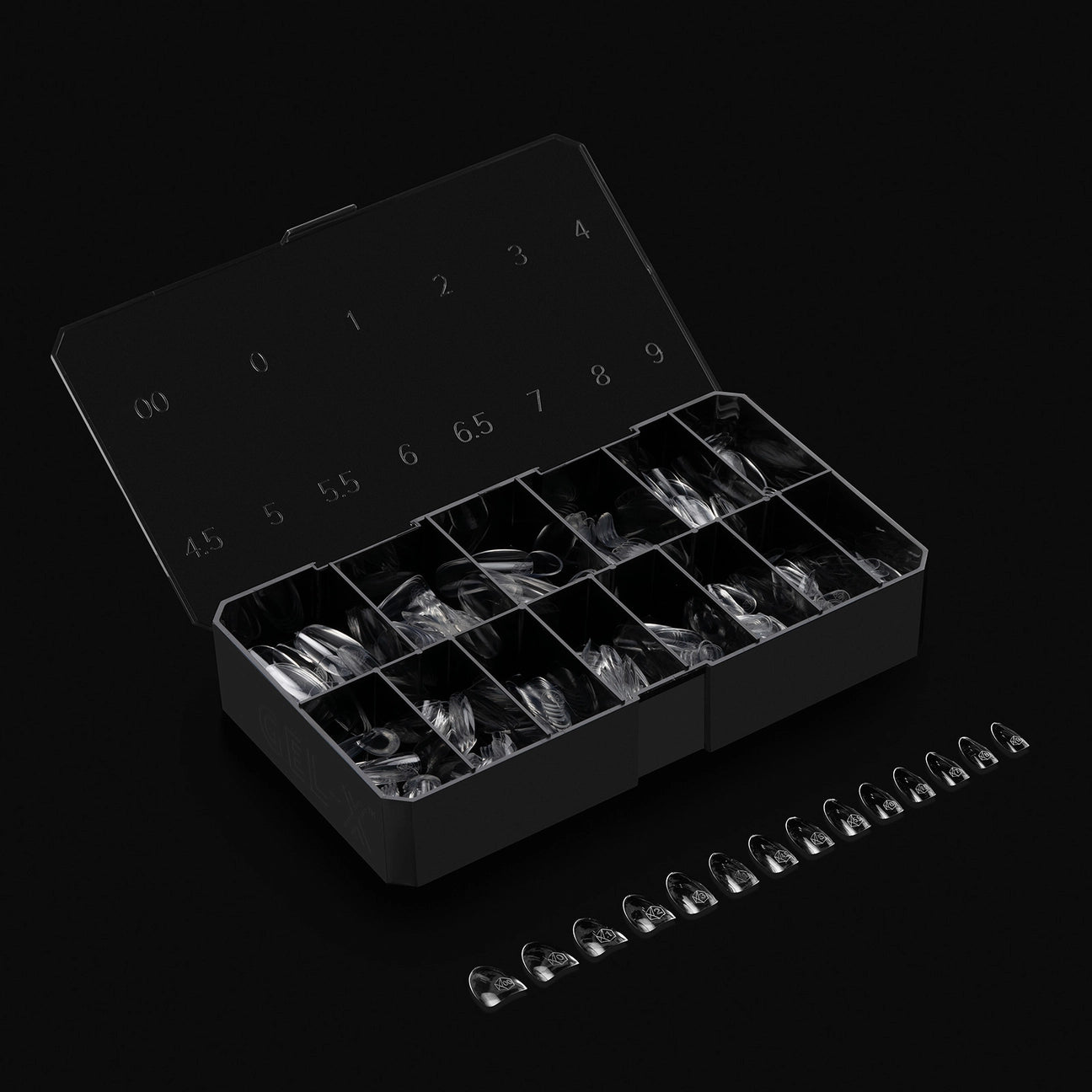 Gel-X® Sculpted Square Long Nail Tips – Mini Box (280pcs)