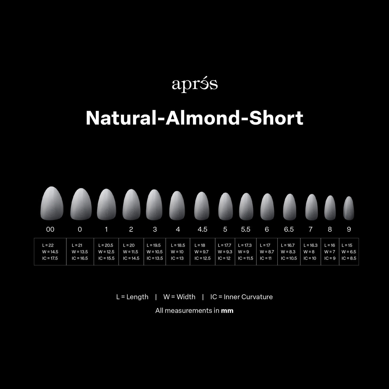 Ombré Gel-X® Natural Almond Short Tip Box – 210pcs