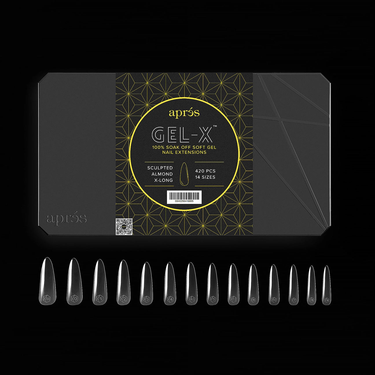 Gel-X Natural Coffin Medium Box of Tips 2.0 (600pcs)