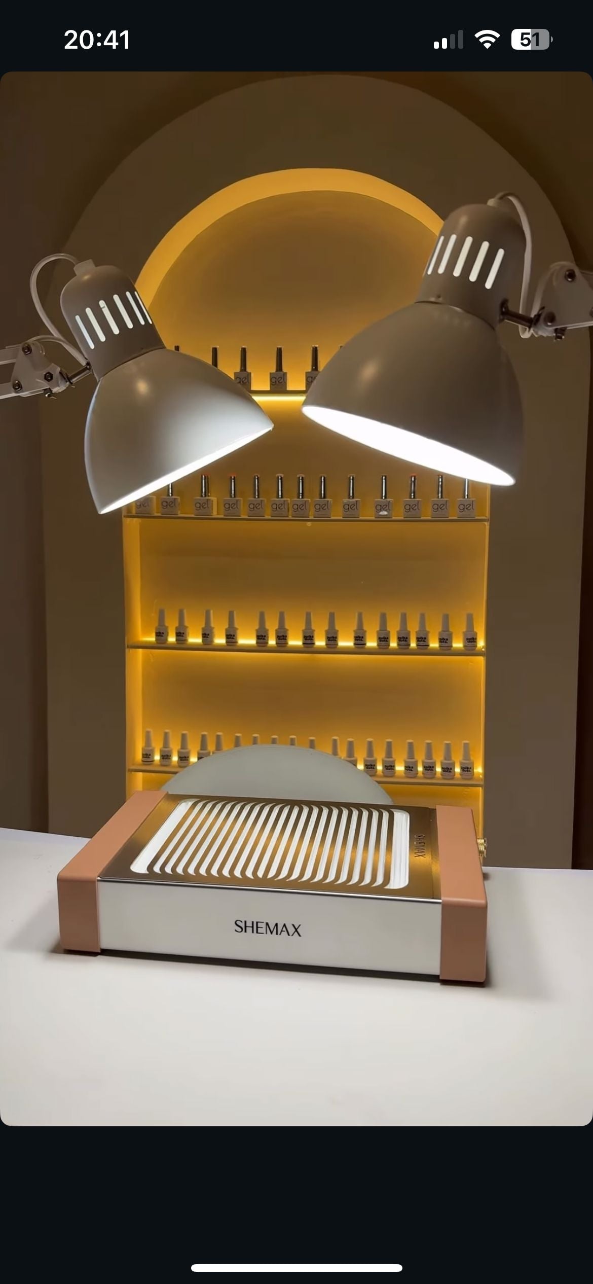 New Shemax Style Pro Mocha Mousse – Professional nail dust collector