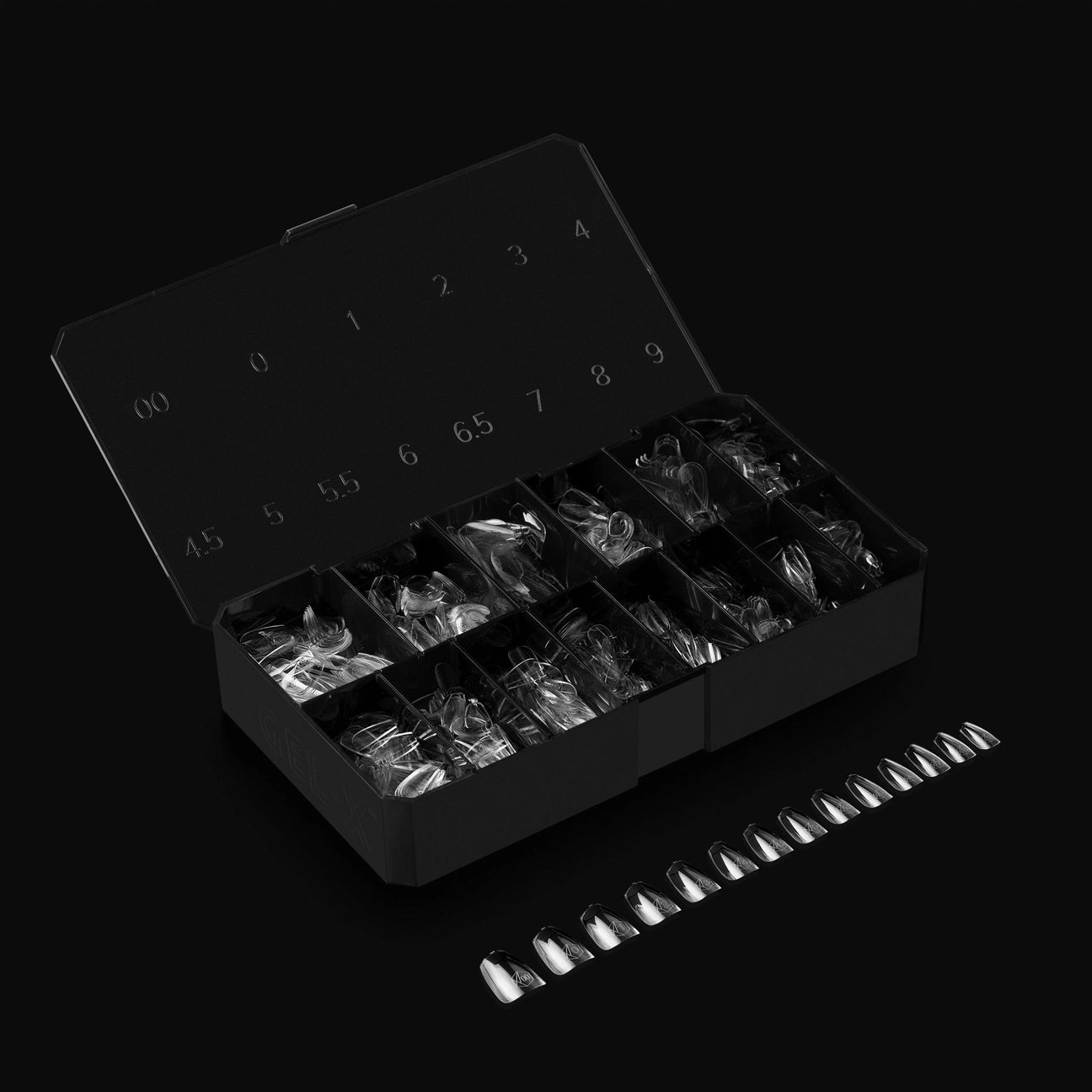 Gel-X® Natural Coffin Extra Short Nail Tips – Mini Box (280pcs)