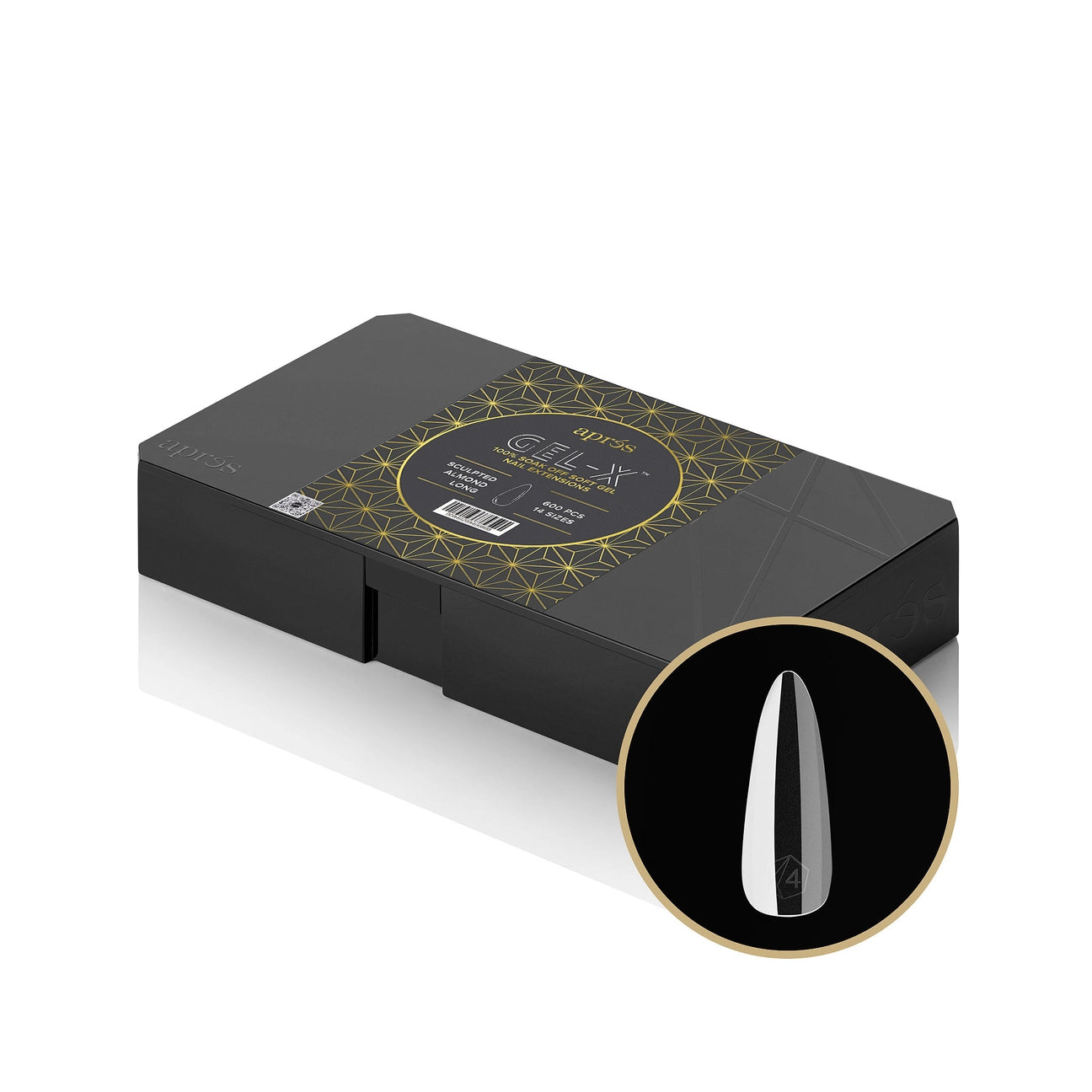 Gel-X Natural Coffin Medium Box of Tips 2.0 (600pcs)