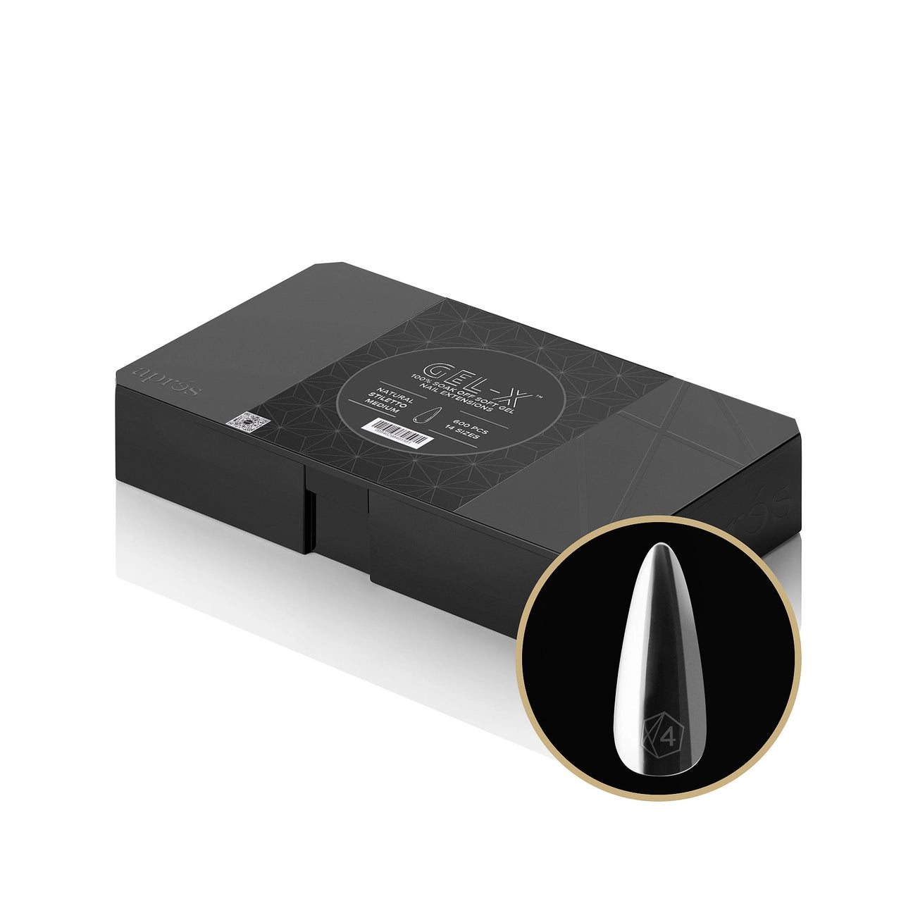 Gel-X Natural Coffin Medium Box of Tips 2.0 (600pcs)