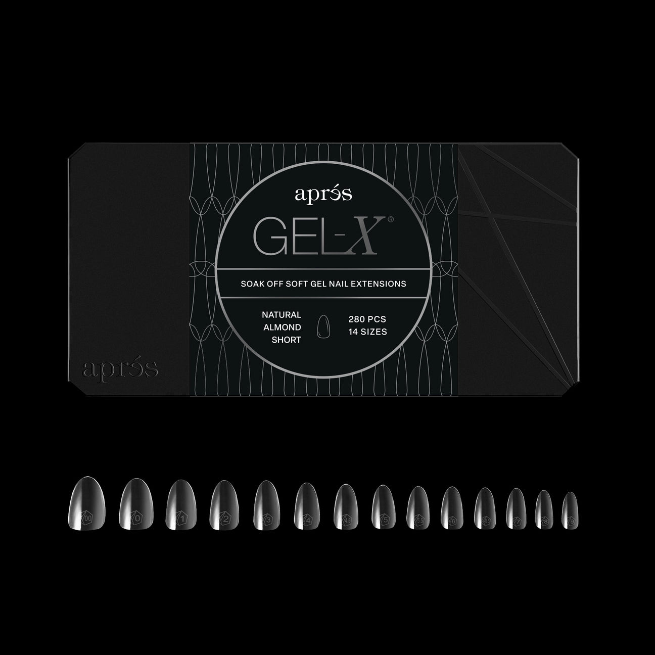 Gel-X® Natural Almond Short Nail Tips – Mini Box (280pcs)