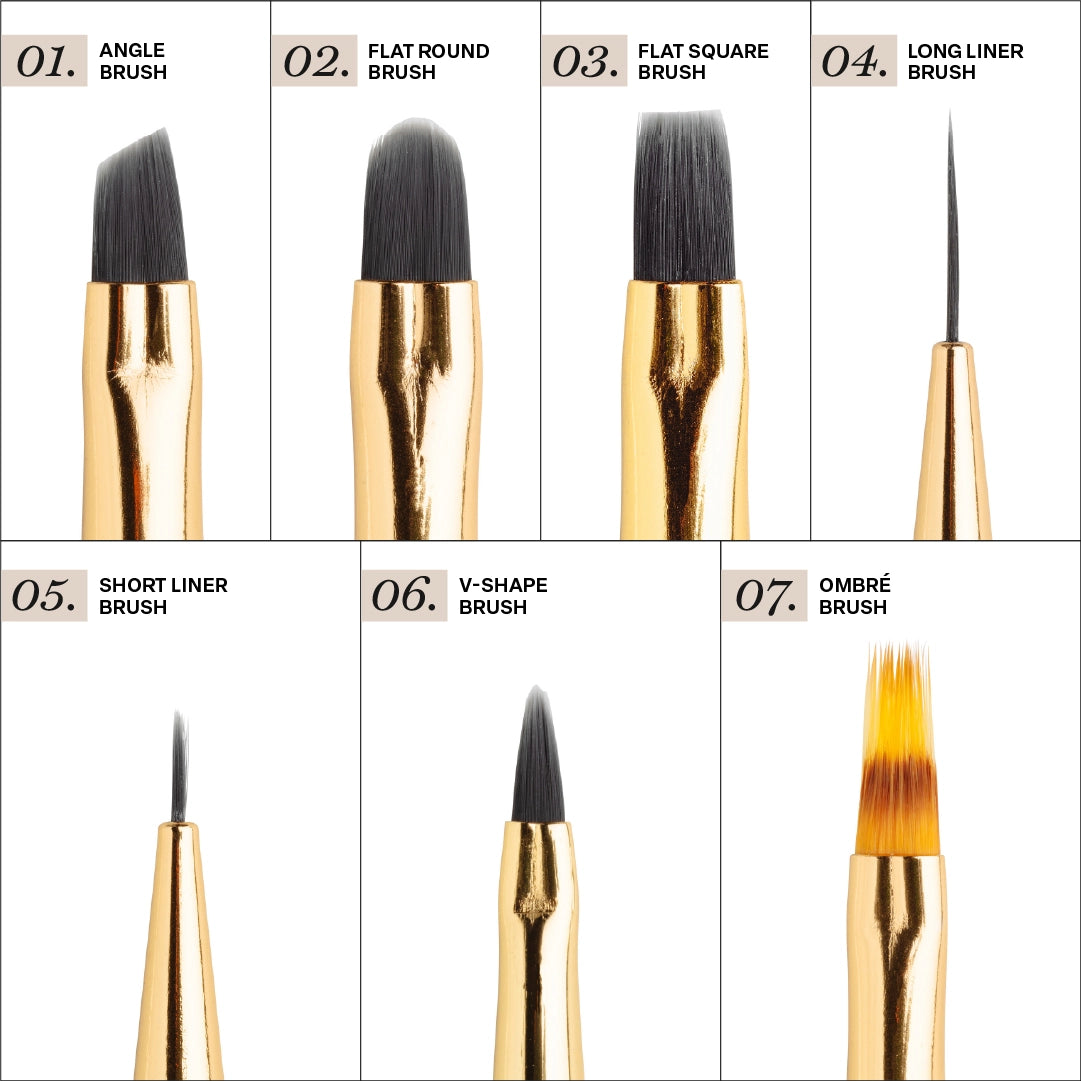 Aprés Art Brush Set - 7pcs