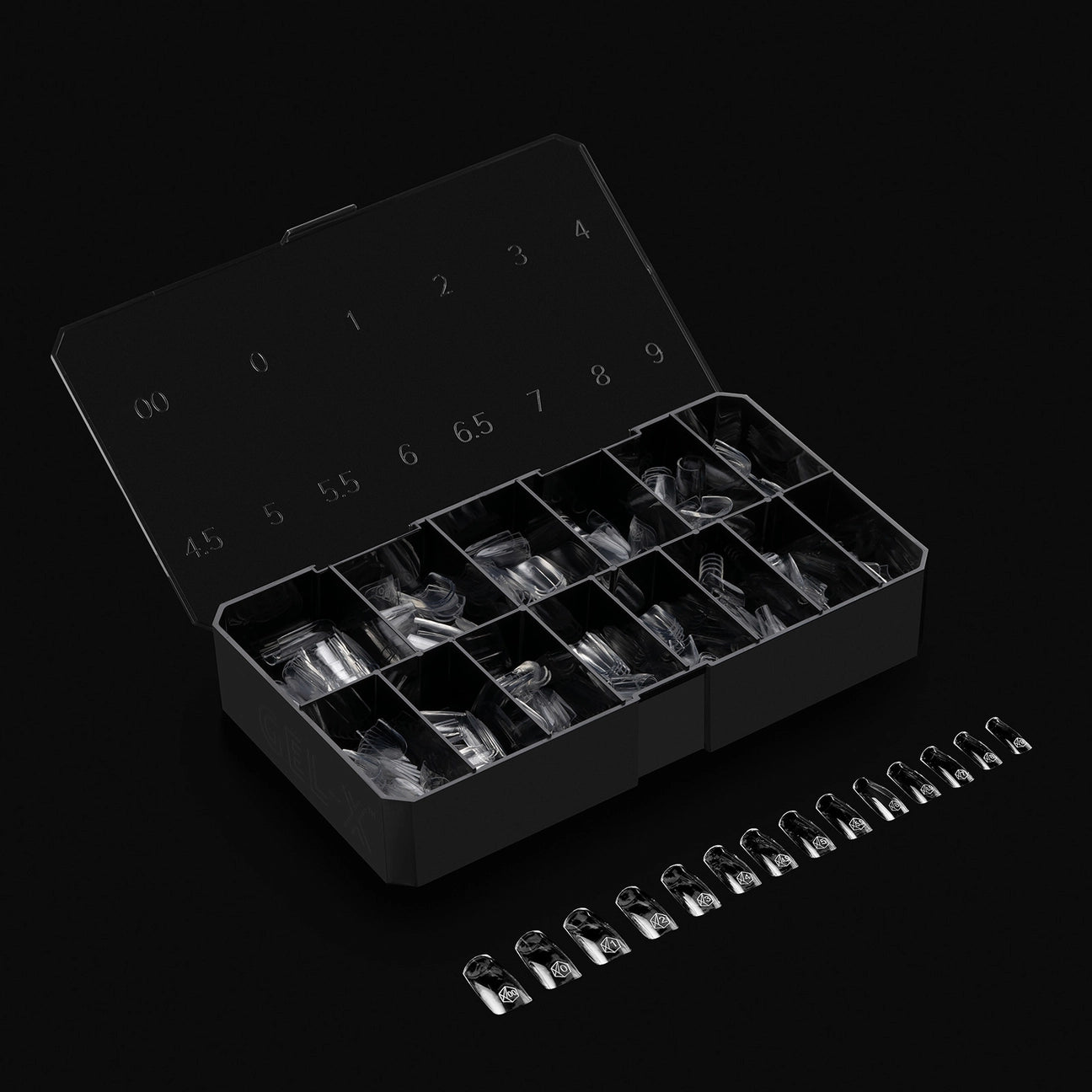 Gel-X® Sculpted Square Short Nail Tips – Mini Box (280pcs)